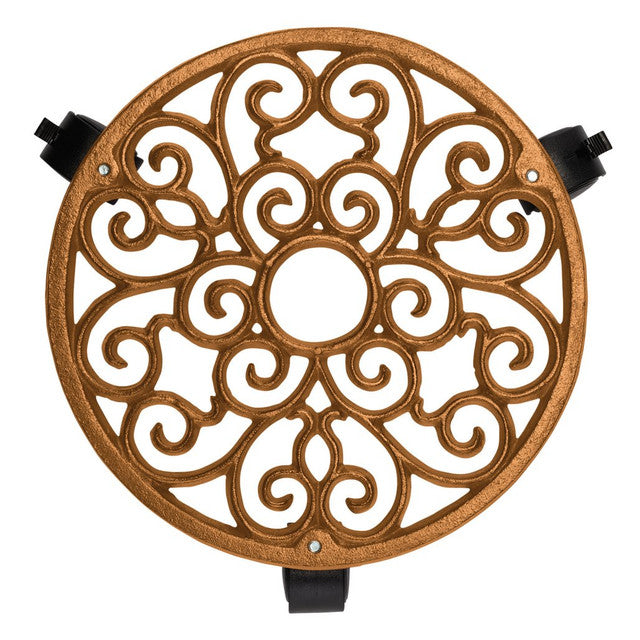 Draper Tools Cast Iron Plant Caddy with Wheels for Indoor Outdoor Use