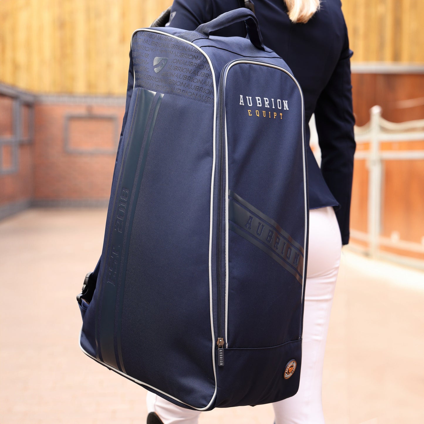 Shires Aubrion Equipt Long Boot Bag Padded Protection with Ventilation