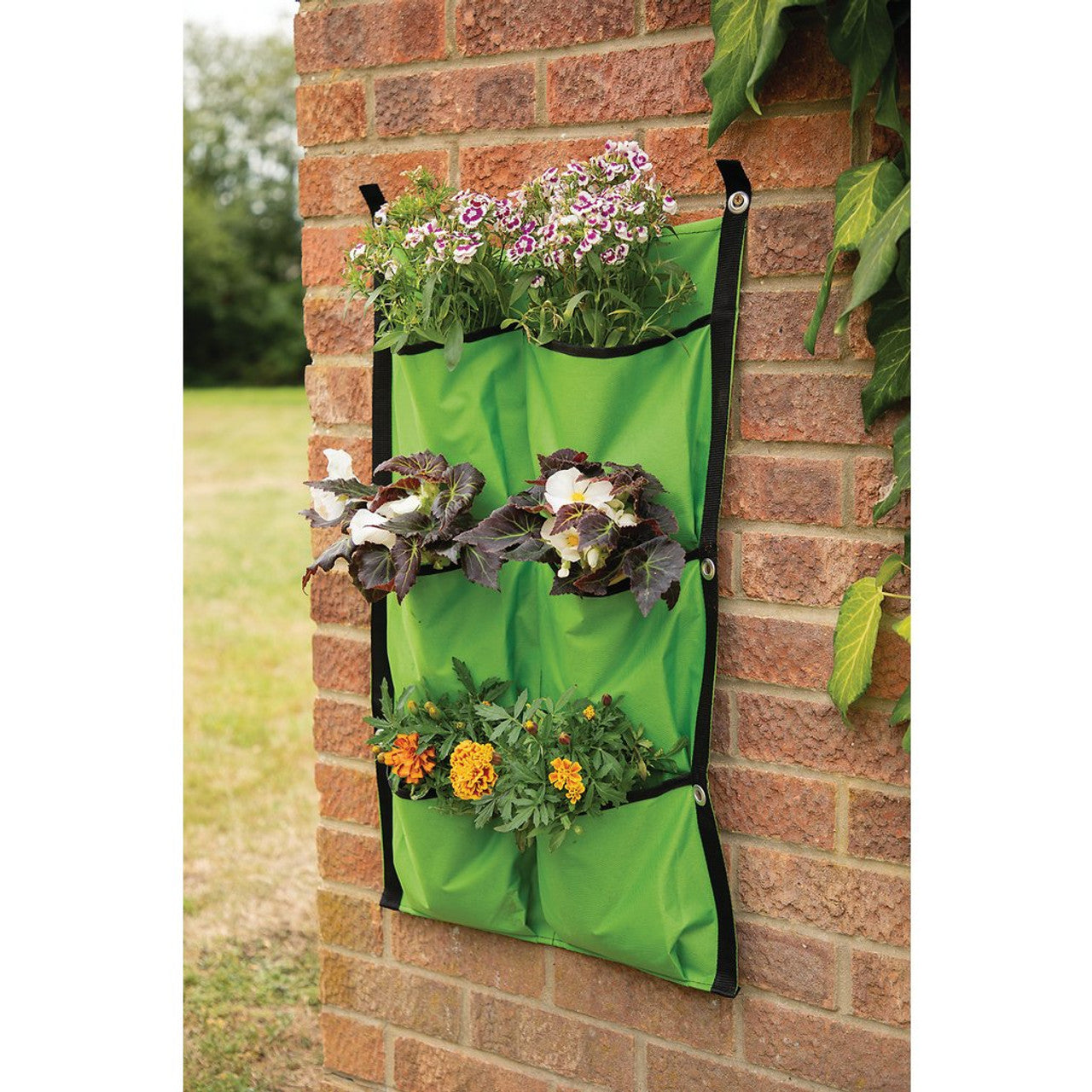 Draper Tools 6-Section Fabric Hanging Grow Bag for Herbs Flowers Vegetables