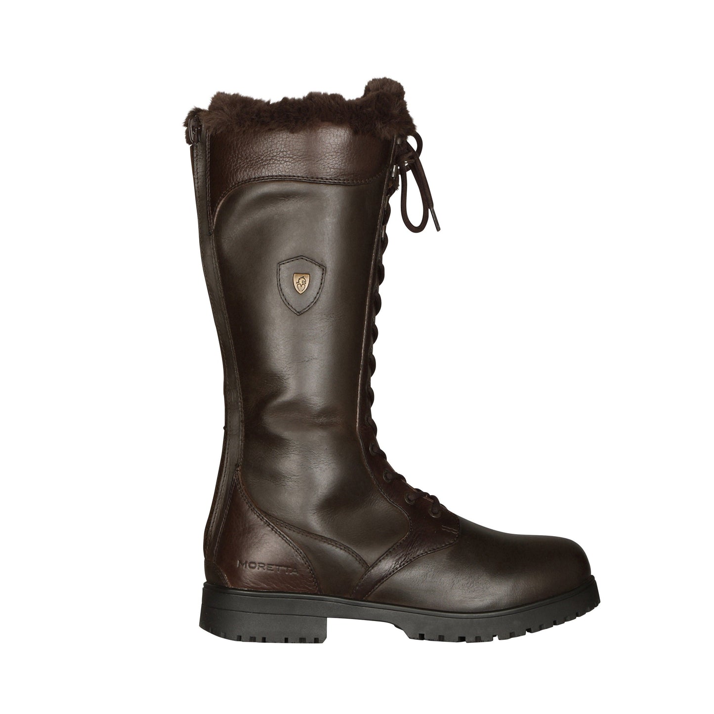 Shires Moretta Nola Lace Country Boots #colour_brown