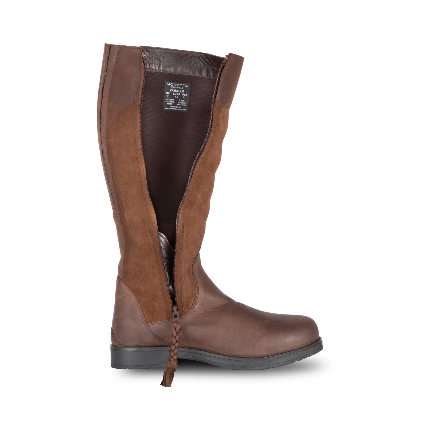 Shires Moretta Varallo Country Boots Waterproof Leather Outdoor Riding