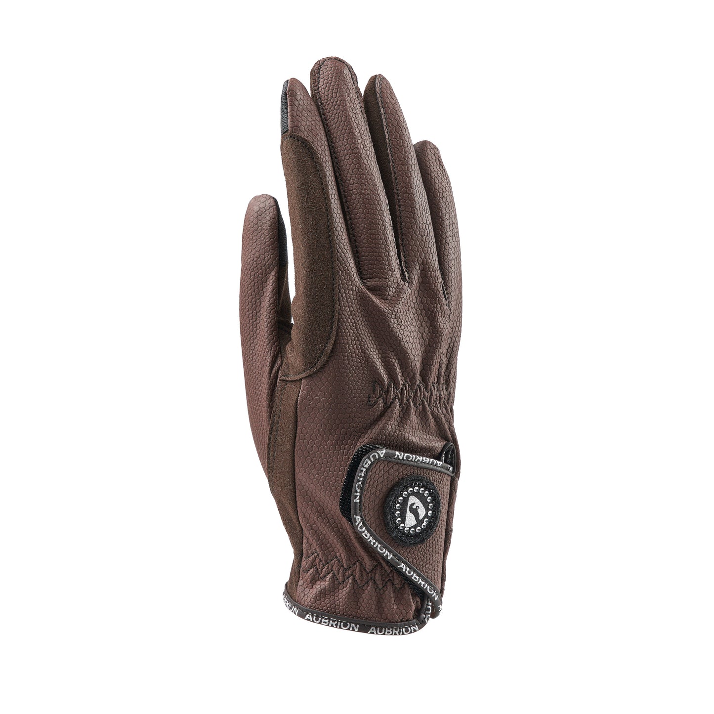 Shires Aubrion Aachen Child's Riding Gloves #colour_brown