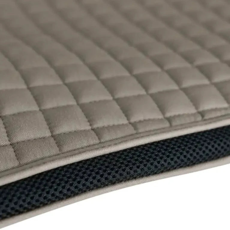 Weatherbeeta Prime Air-Tec Jump Shaped Saddle Pad #colour_natural-clay