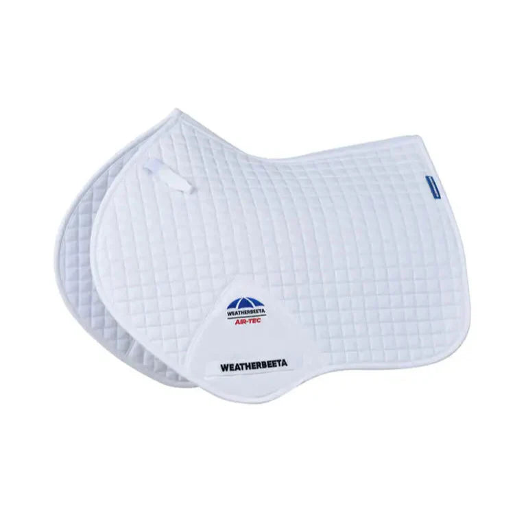 Weatherbeeta Prime Air-Tec Jump Shaped Saddle Pad #colour_white