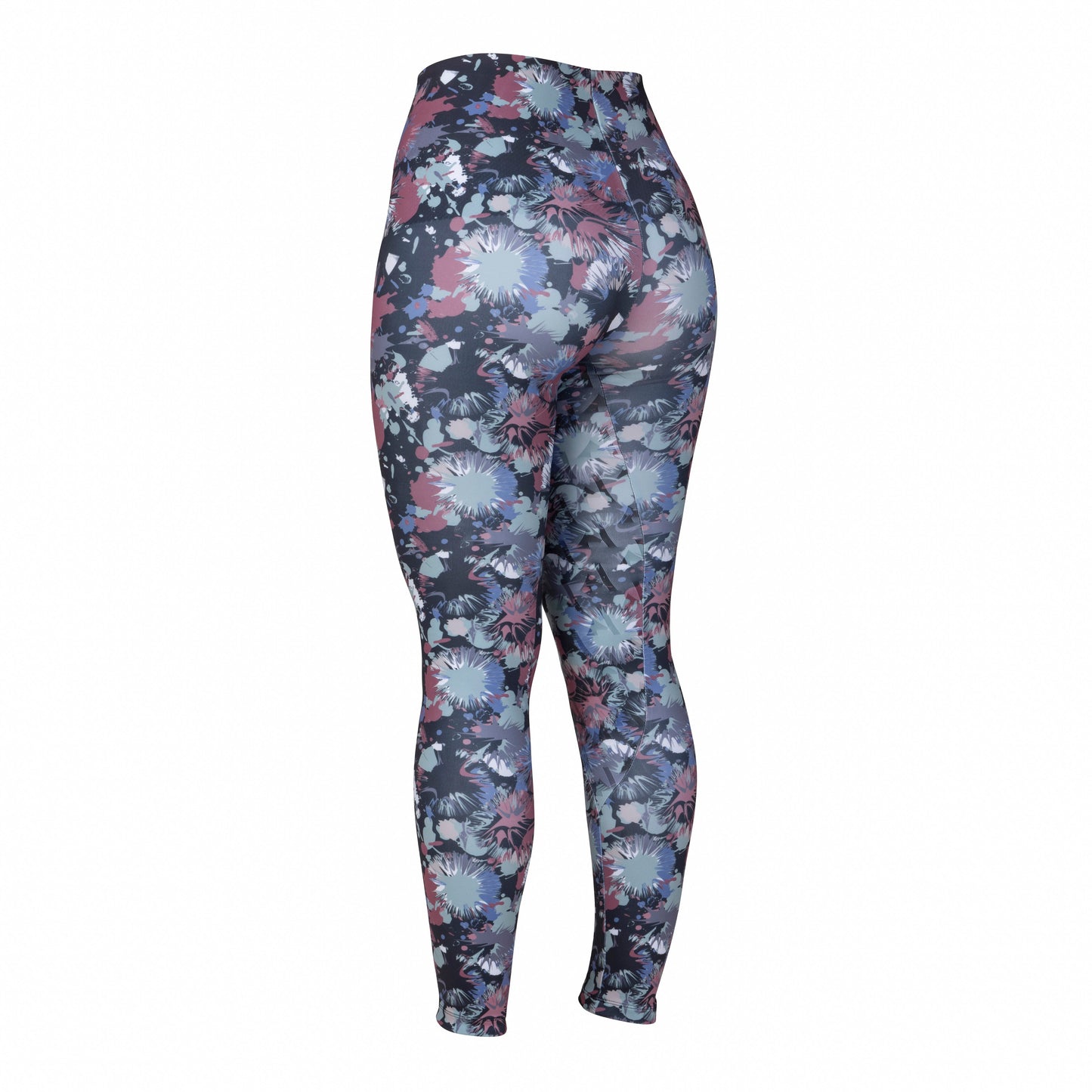 Shires Aubrion Ladies React Sculpt Riding Tights #colour_abstract