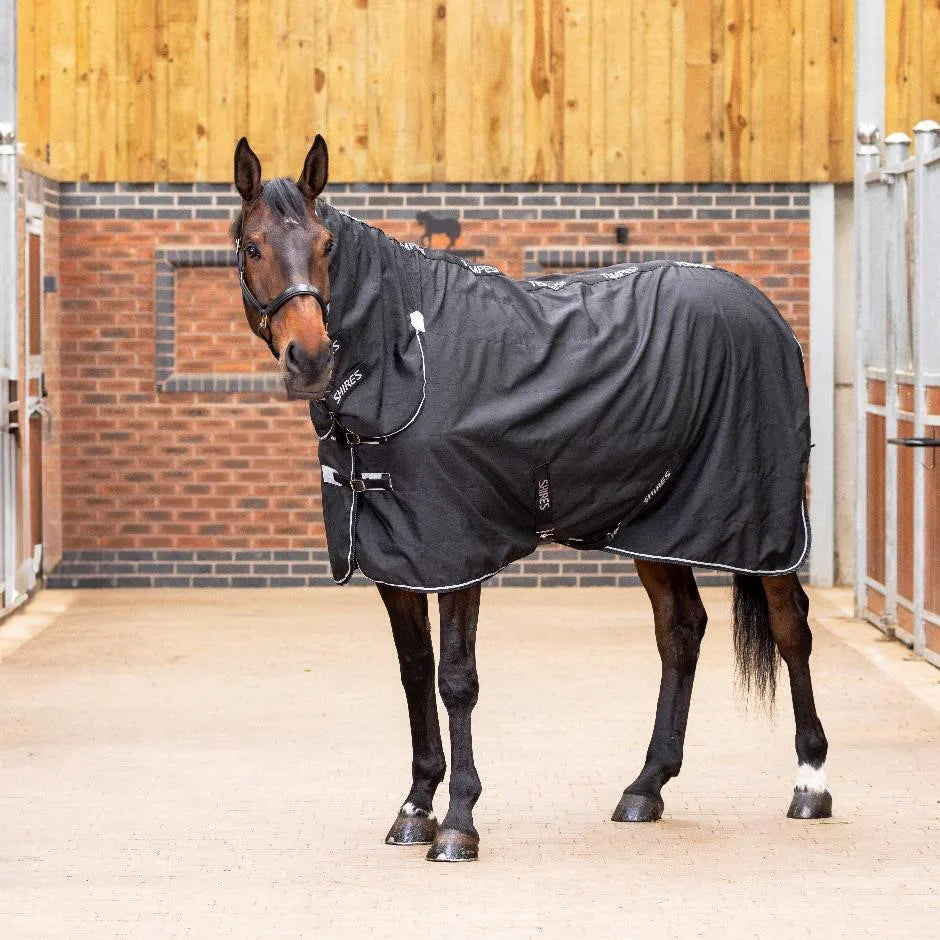 Shires Horse Tempest Lite Combo Stable Rug with Integrated Neck Cover