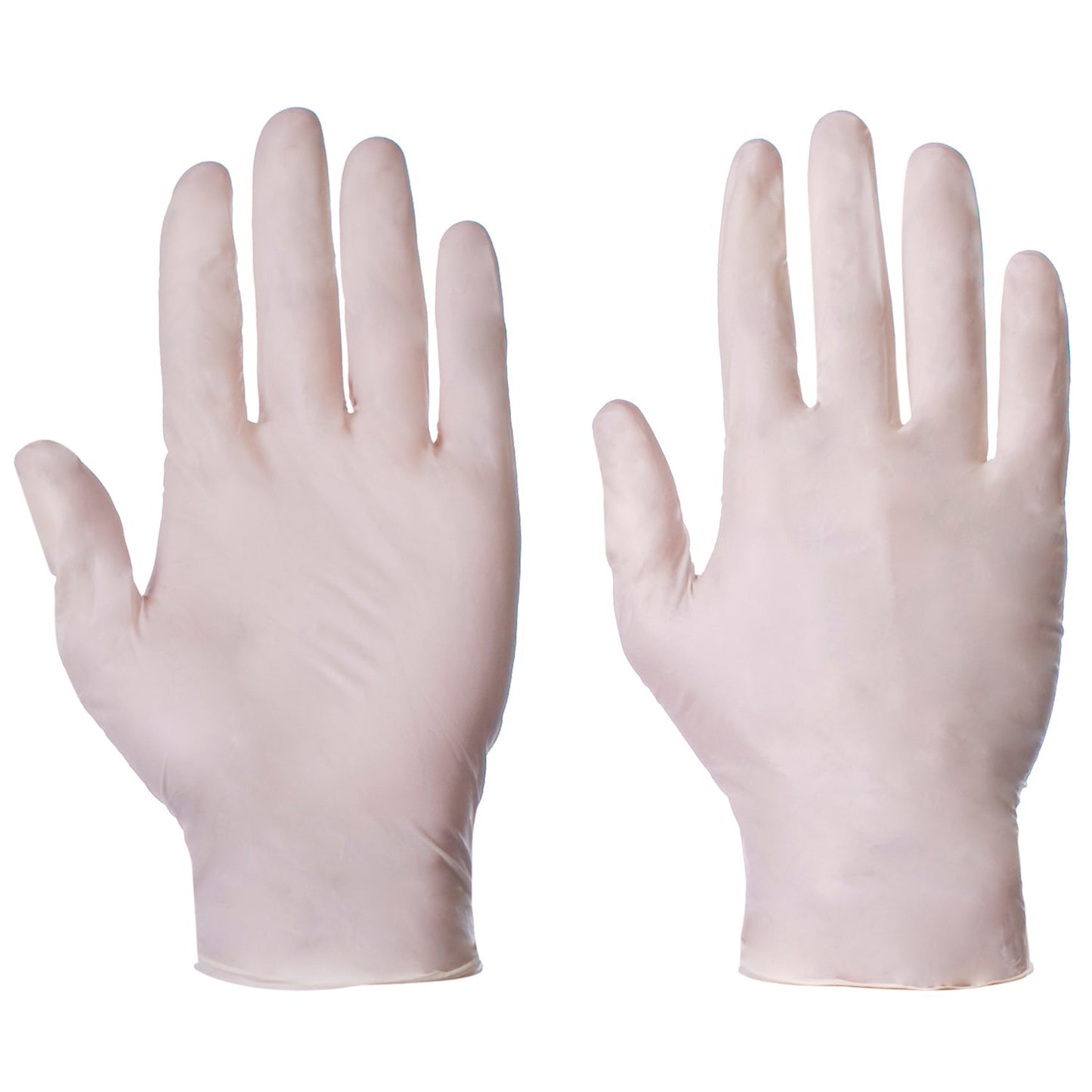 Supertouch Clear Latex Gloves Medium Powdered Beaded Cuff Medical Industrial