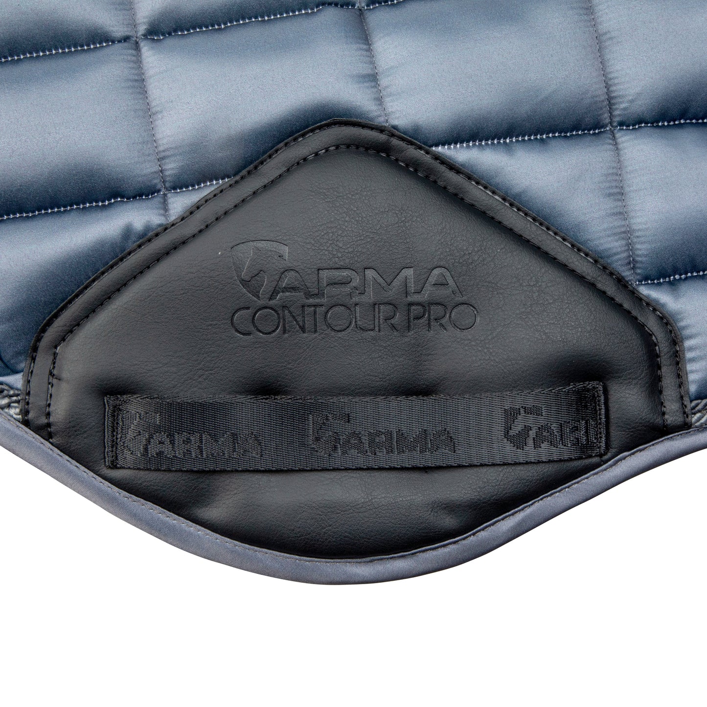 Shires ARMA Eltar Satin Jump Saddlecloth #colour_grey