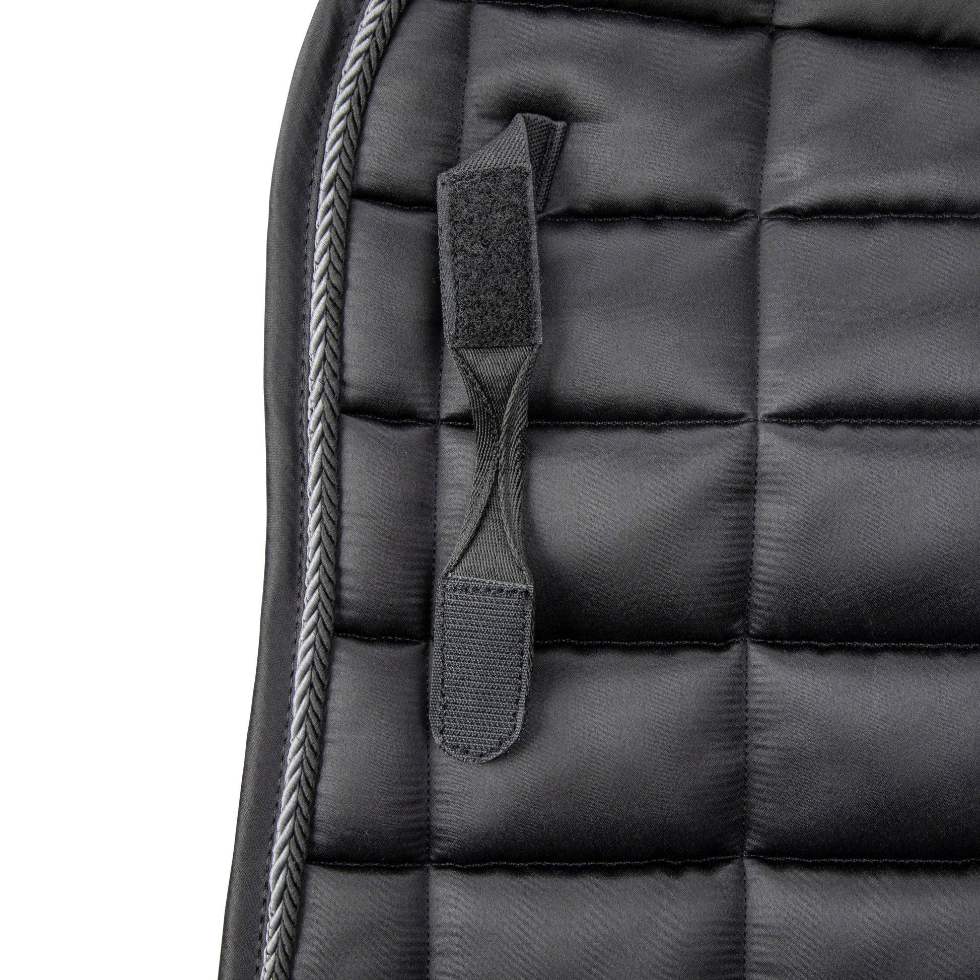 Shires ARMA Eltar Satin Dressage Saddlecloth #colour_black
