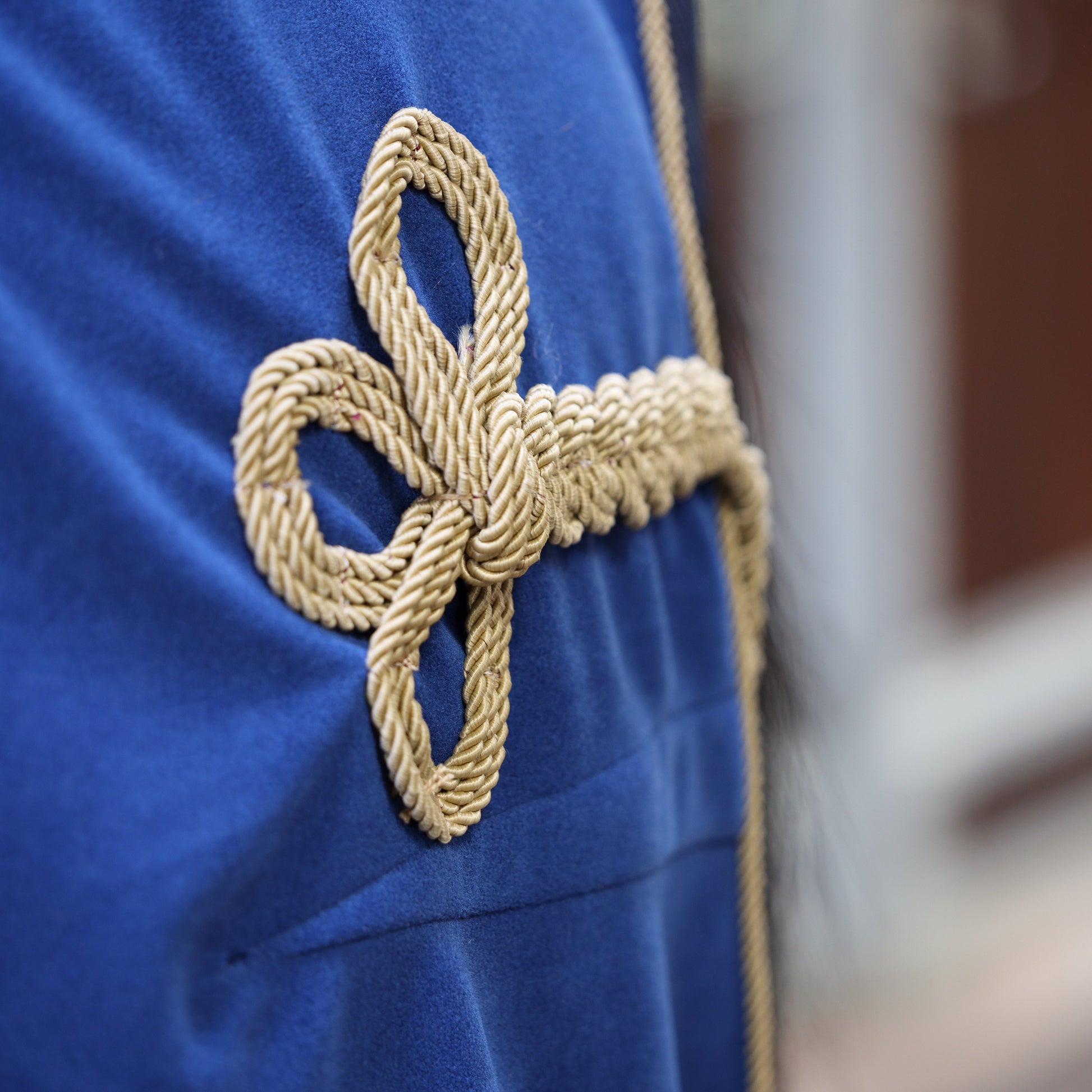 Shires Deluxe Fleece Show Rug #colour_navy