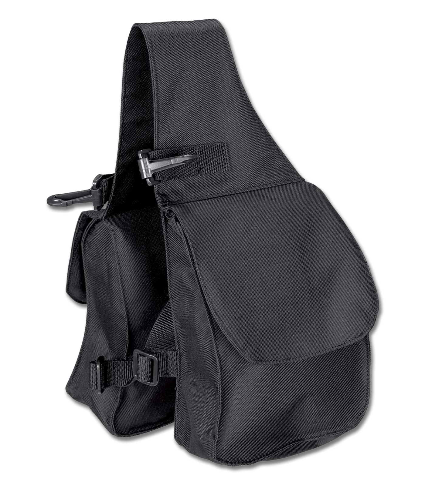 Waldhausen Saddle Pannier Front Double #colour_black