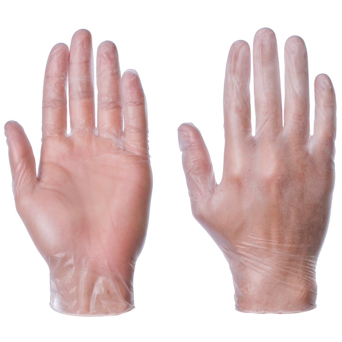 Supertouch Powderfree Vinyl Gloves Latex Free 100 Pack for Clinical Food Use