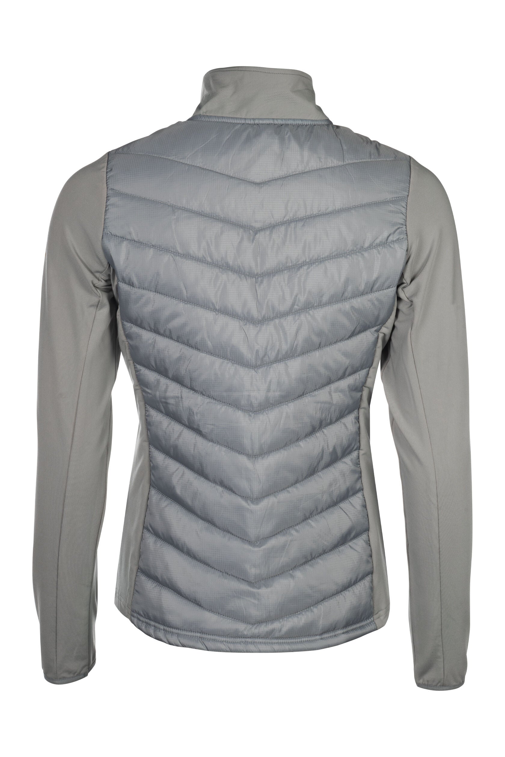 HKM Children's Jersey/Nylon Jacket -Prag- Style #colour_grey-rose-gold
