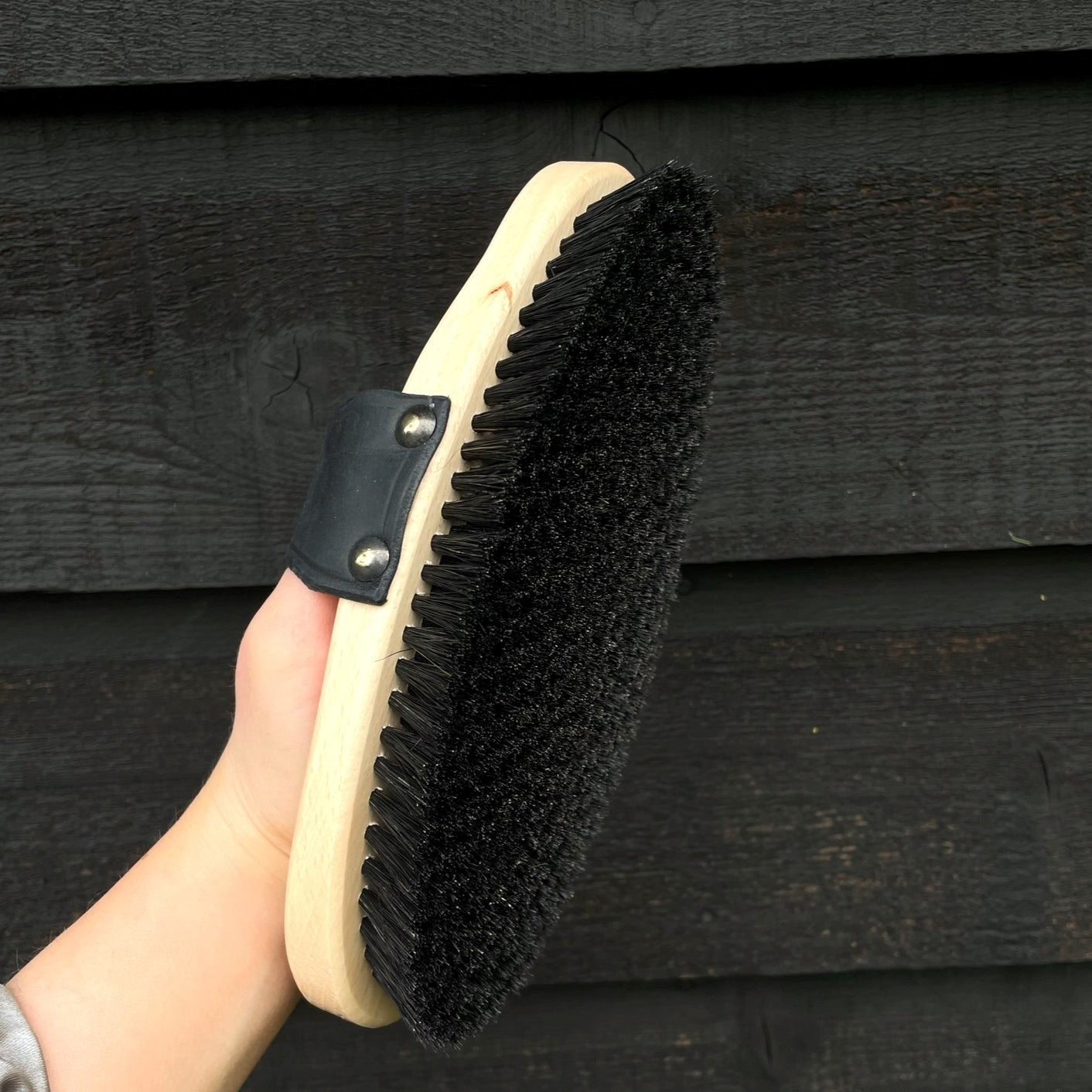 Smart Grooming Extreme Clean Brush Horse Natural Hog Bristles