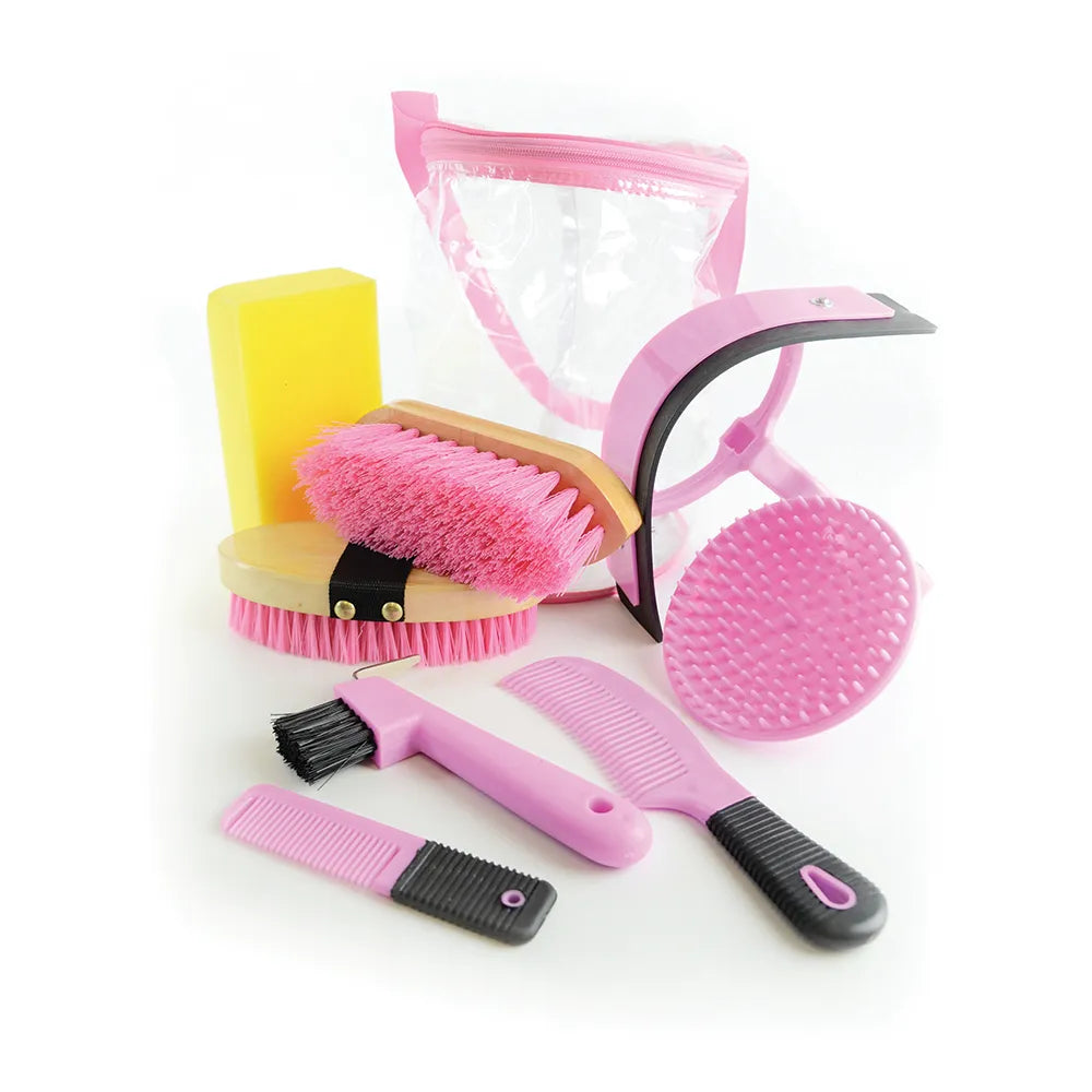 Battles Grooming Kit for Horses  Complete Care Set with Brushes and Tools