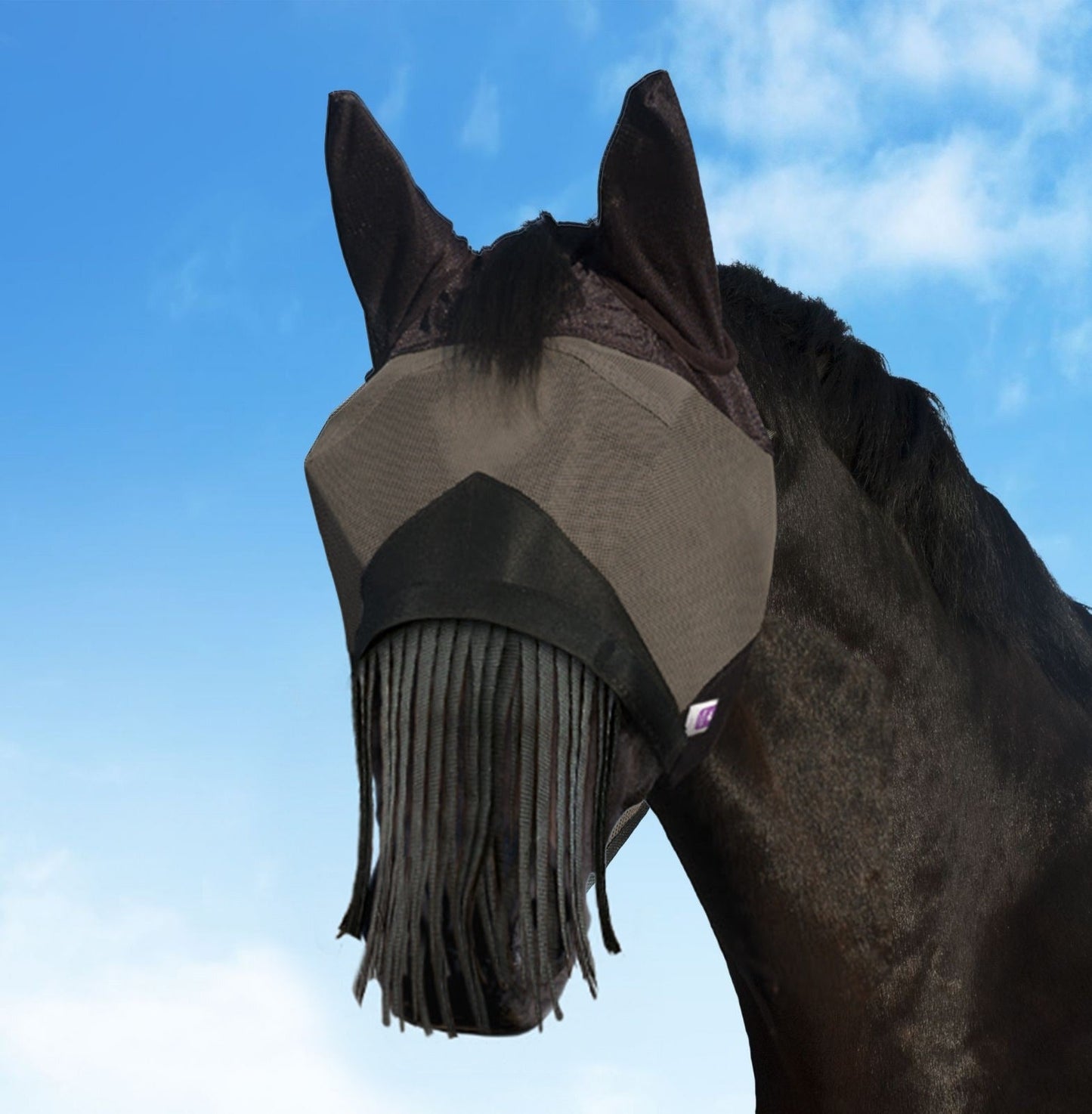 KM Elite Horse Combat Fly Mask For Horses Ultimate Protection and Comfort