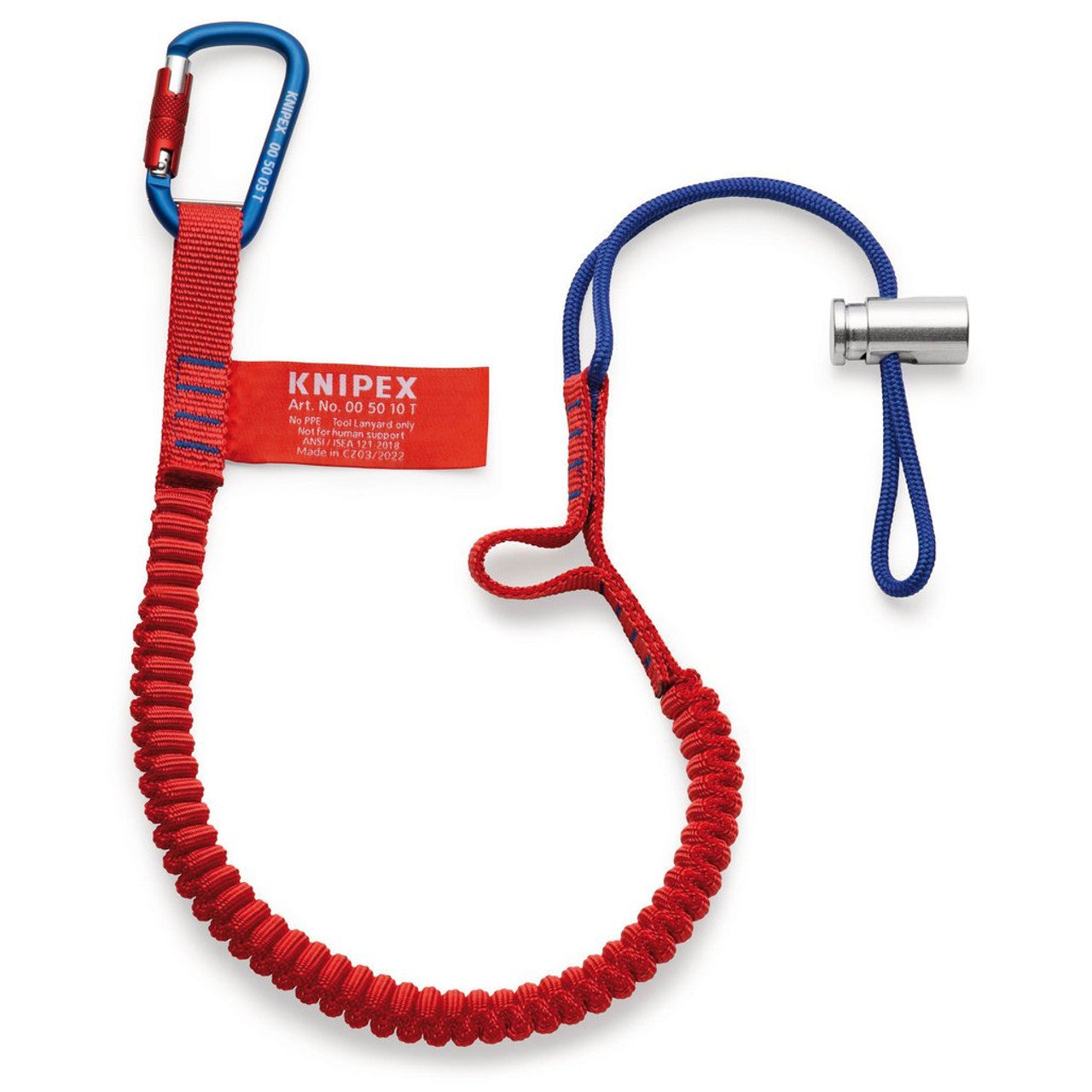 KNIPEX 00 50 12 T BK Lanyard with Carabiner for Tethered Tools