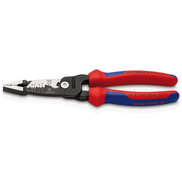 KNIPEX 13 72 200 ME Wire Stripper 200mm Multi-Component Grips Black
