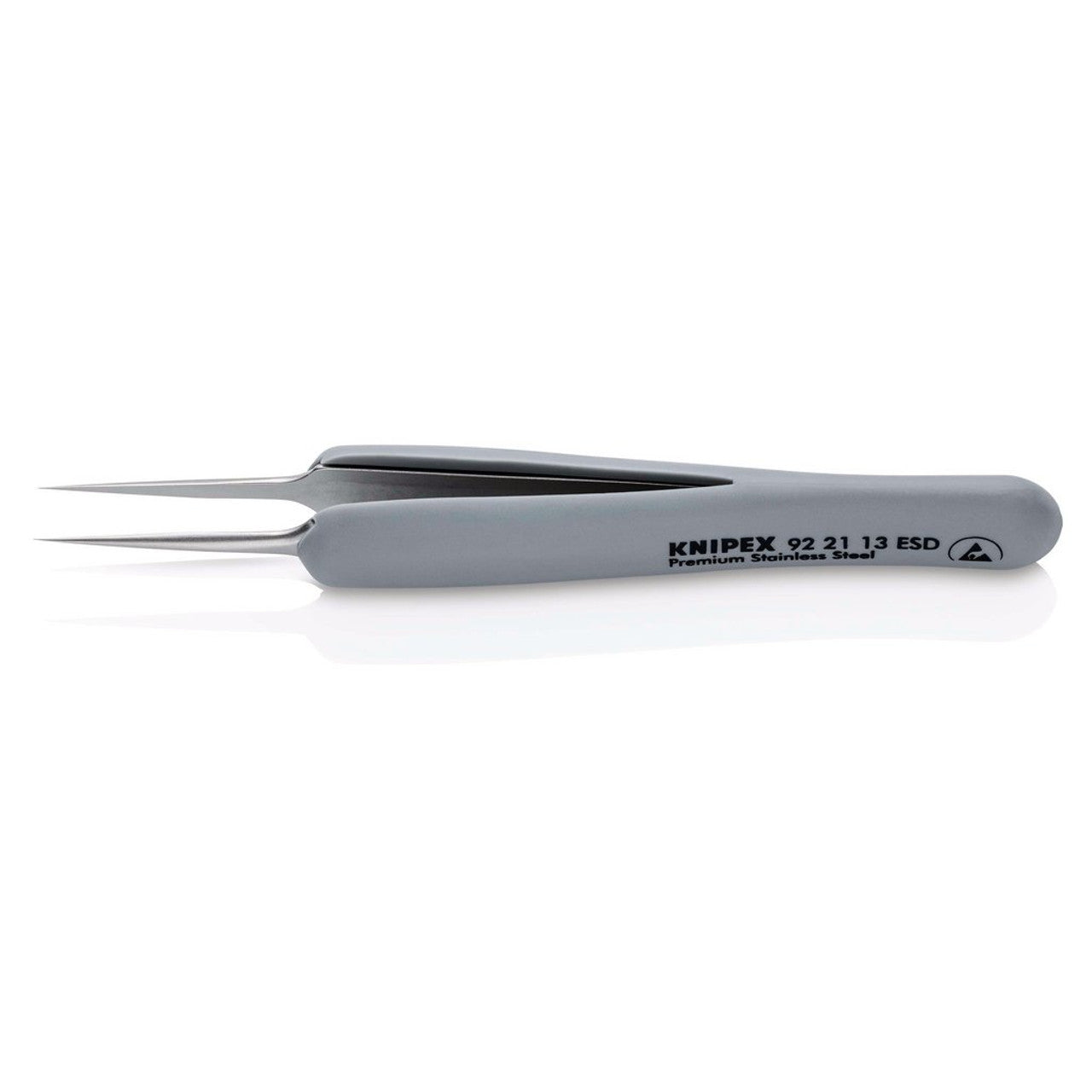 KNIPEX ESD Precision Tweezers 112mm Rubber H&les Antimagnetic Corrosion Resist.
