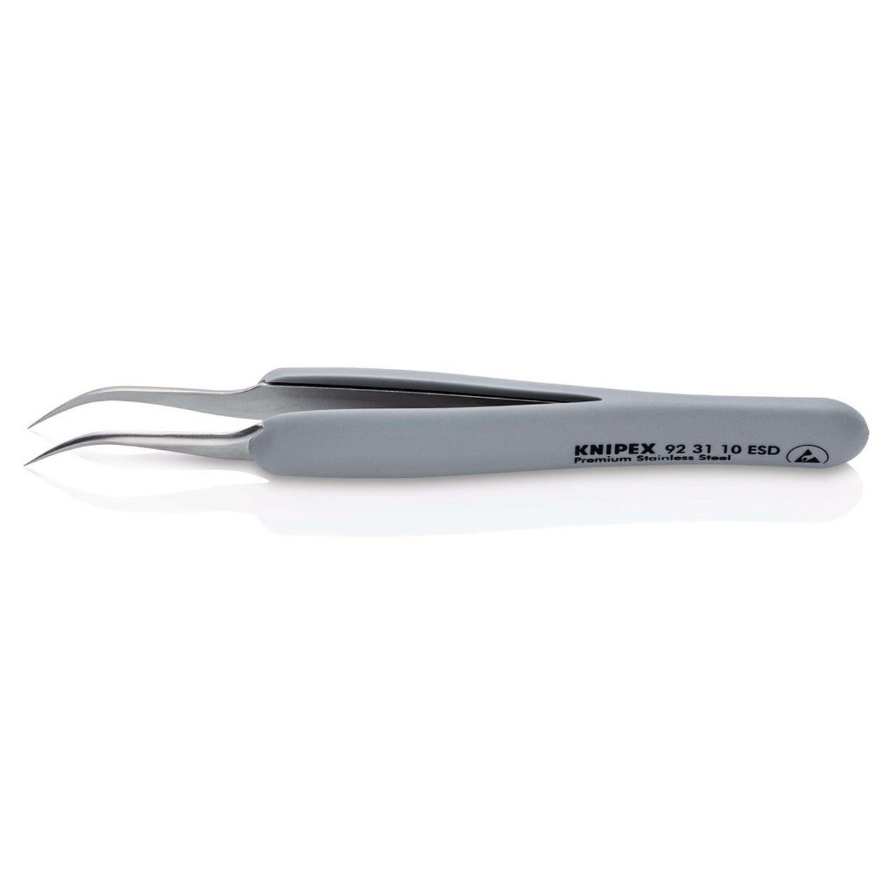 KNIPEX ESD Precision Tweezers 122mm Rubber H&les Antimagnetic Corrosion Resist.