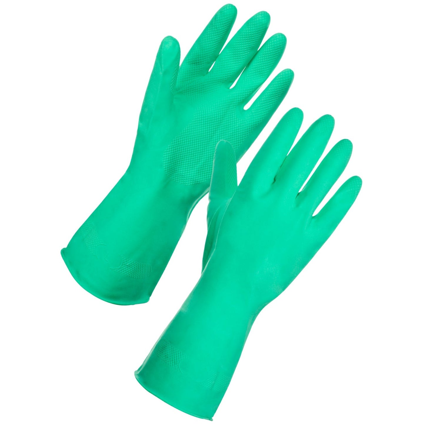 Supertouch Household Latex Cleaning Gloves Medium Weight Textured Grip 1 Pair
