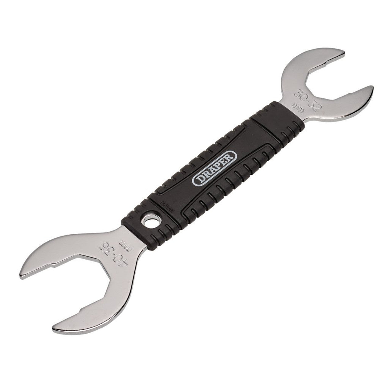 Draper Tools Dual-Ended Bicycle Headset Wrench 30/32/36/40mm Durable Handle