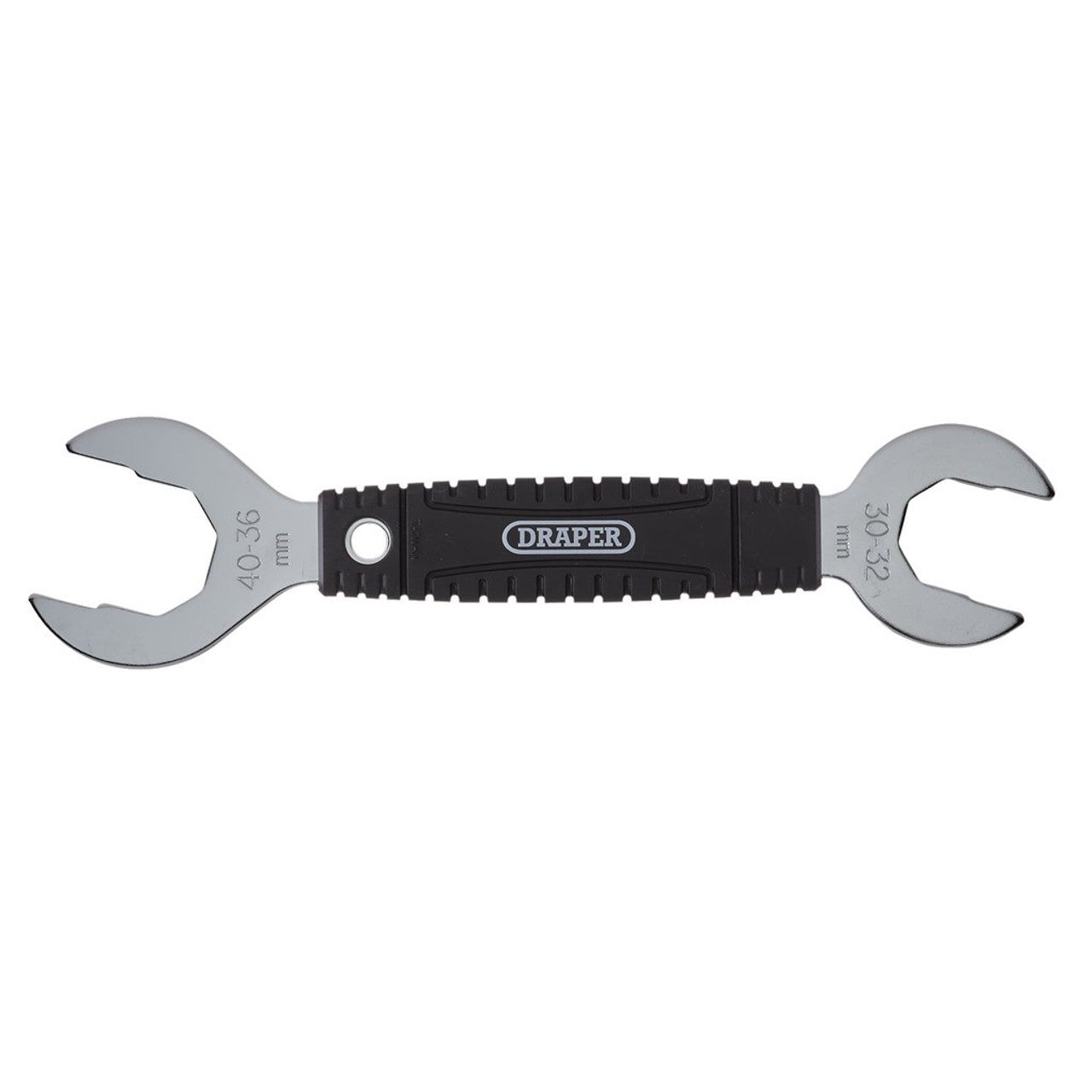 Draper Tools Dual-Ended Bicycle Headset Wrench 30/32/36/40mm Durable Handle