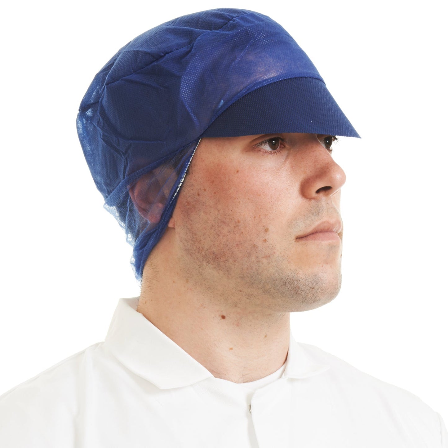 Supertouch Snood Cap Non-Woven Hair Cover 21" Diameter Food Handling 50 Pack