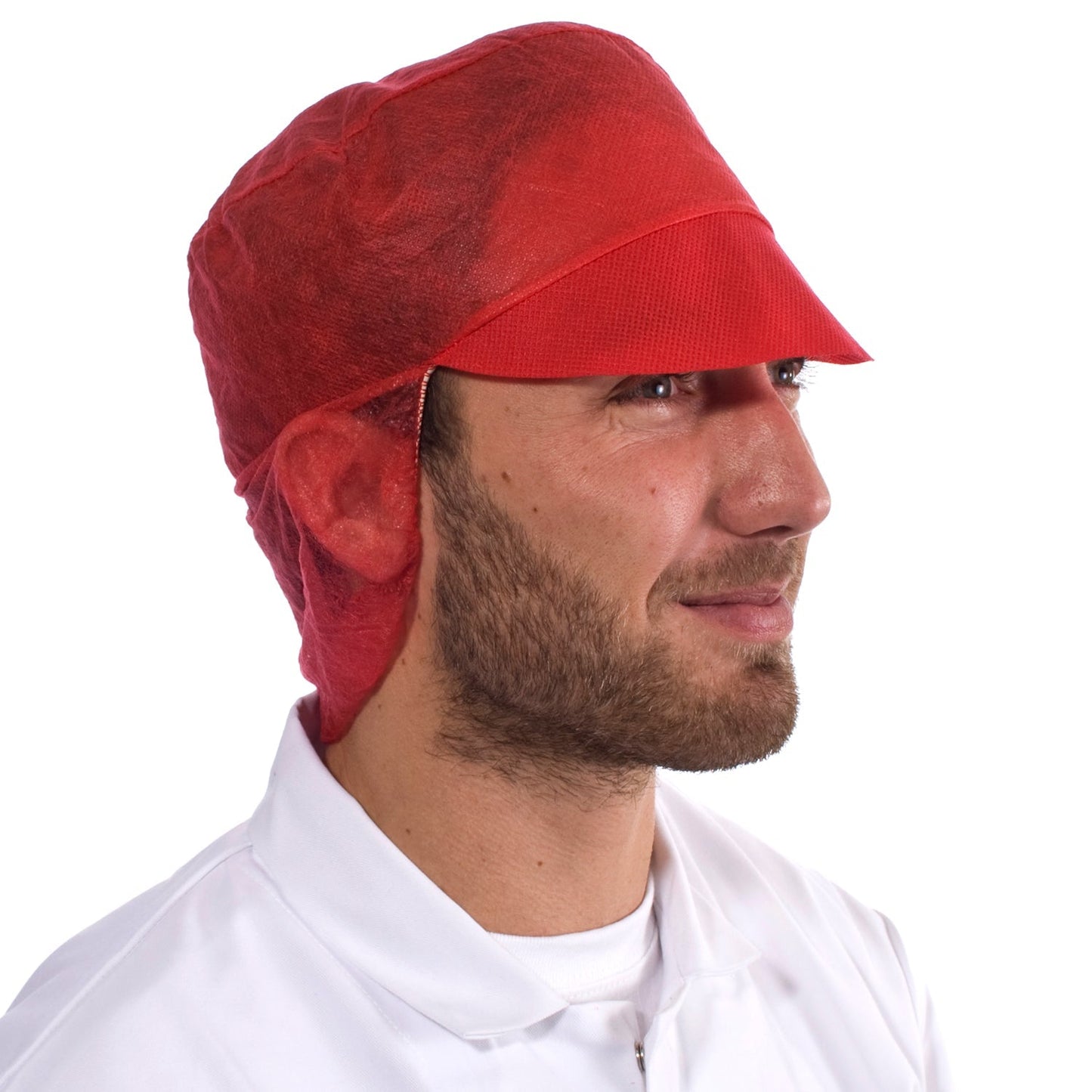 Supertouch Snood Cap Non-Woven Hair Cover 21" Diameter Food Handling 50 Pack