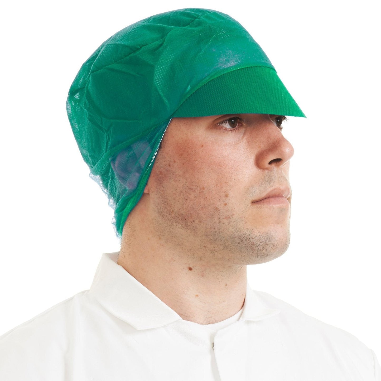 Supertouch Snood Cap Non-Woven Hair Cover 21" Diameter Food Handling 50 Pack