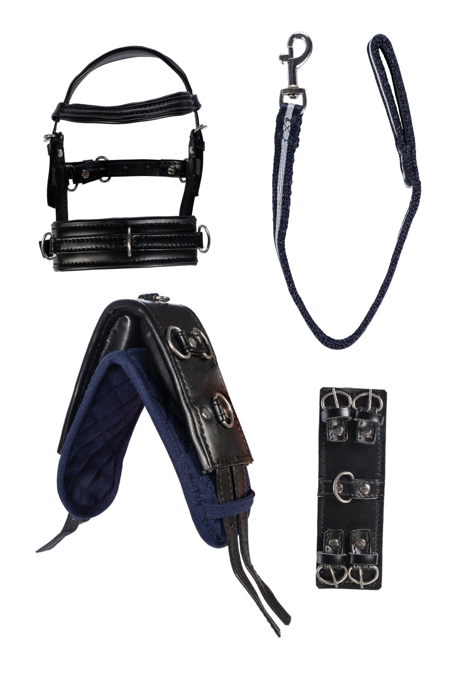 HKM Lunge Set -Cuddle Pony- Miniature Cavesson and Lungeing Accessories