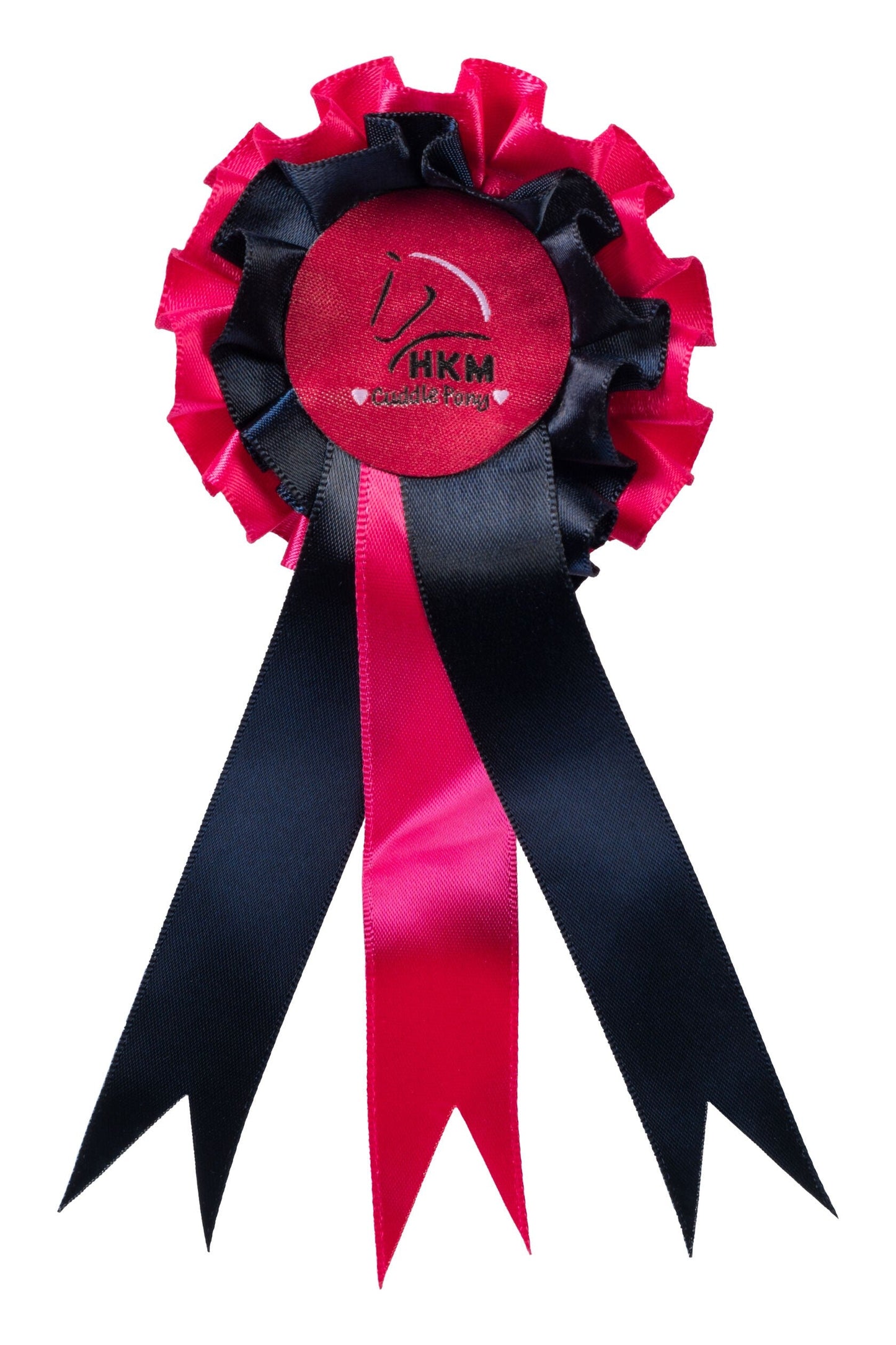 HKM Competition Rosette -Cuddle Pony- Miniature Winner' Ribbon Bridle