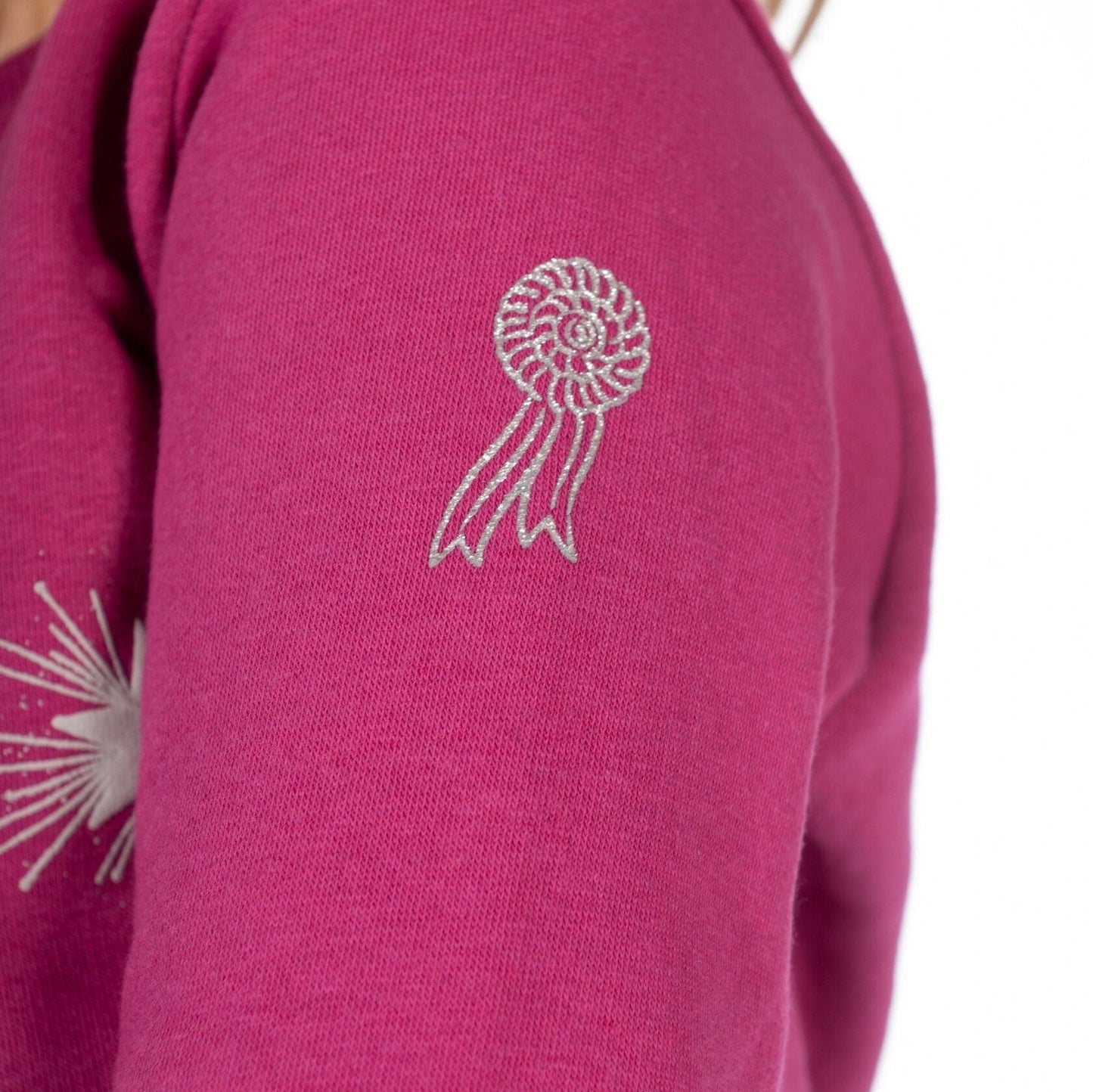HKM Children's Sweatshirt -Polly- SweaT-Shirt 3D Application Glitter Print