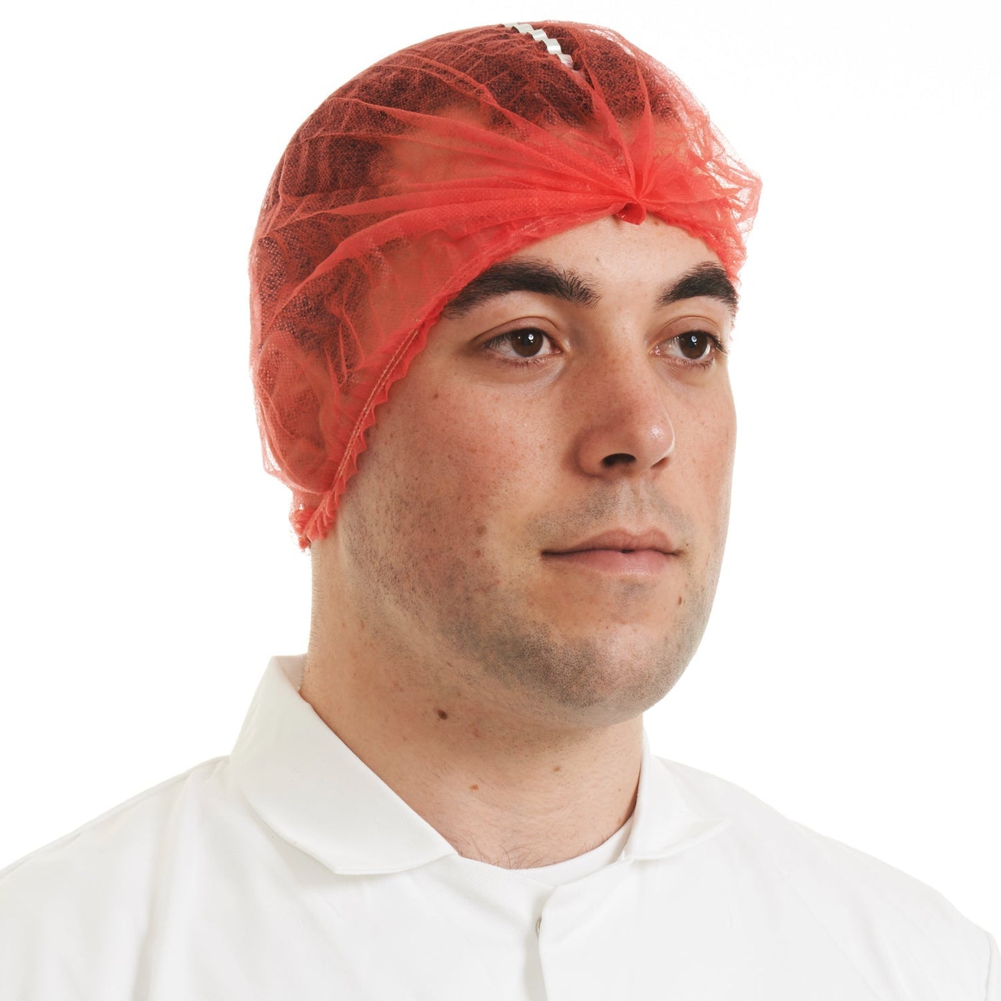 Supertouch Detectable Mob Caps 100 Pack with Metallic Strip and Elastic Band