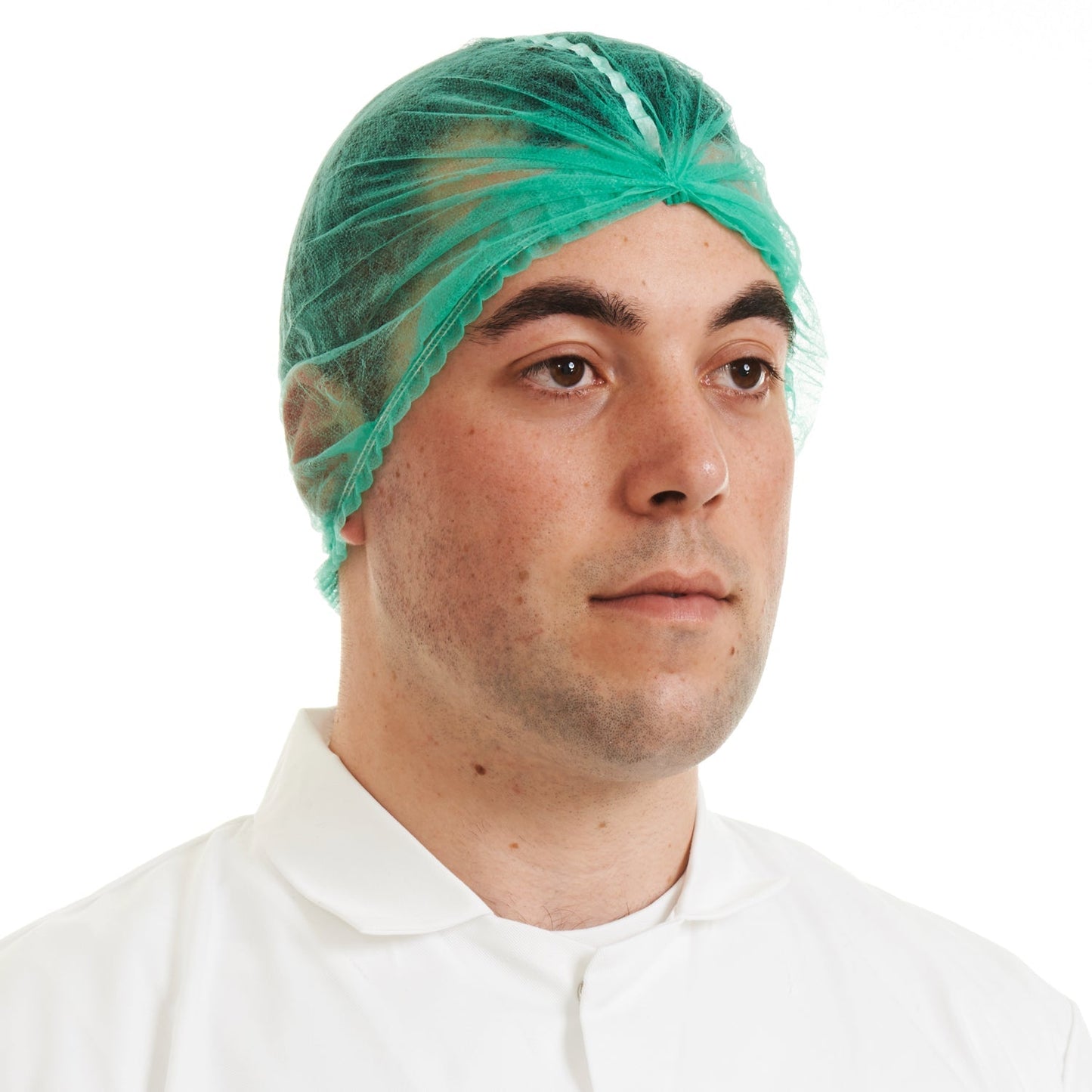 Supertouch Detectable Mob Caps 100 Pack with Metallic Strip and Elastic Band