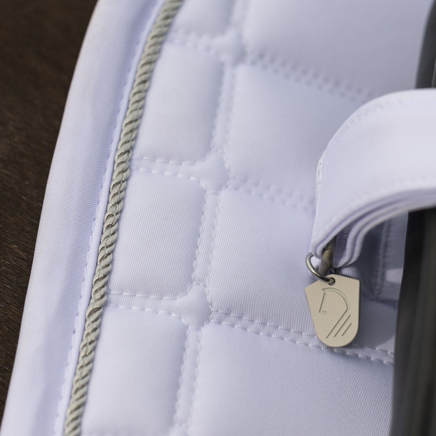HKM Saddle Cloth -Amalfi Competition- #colour_white