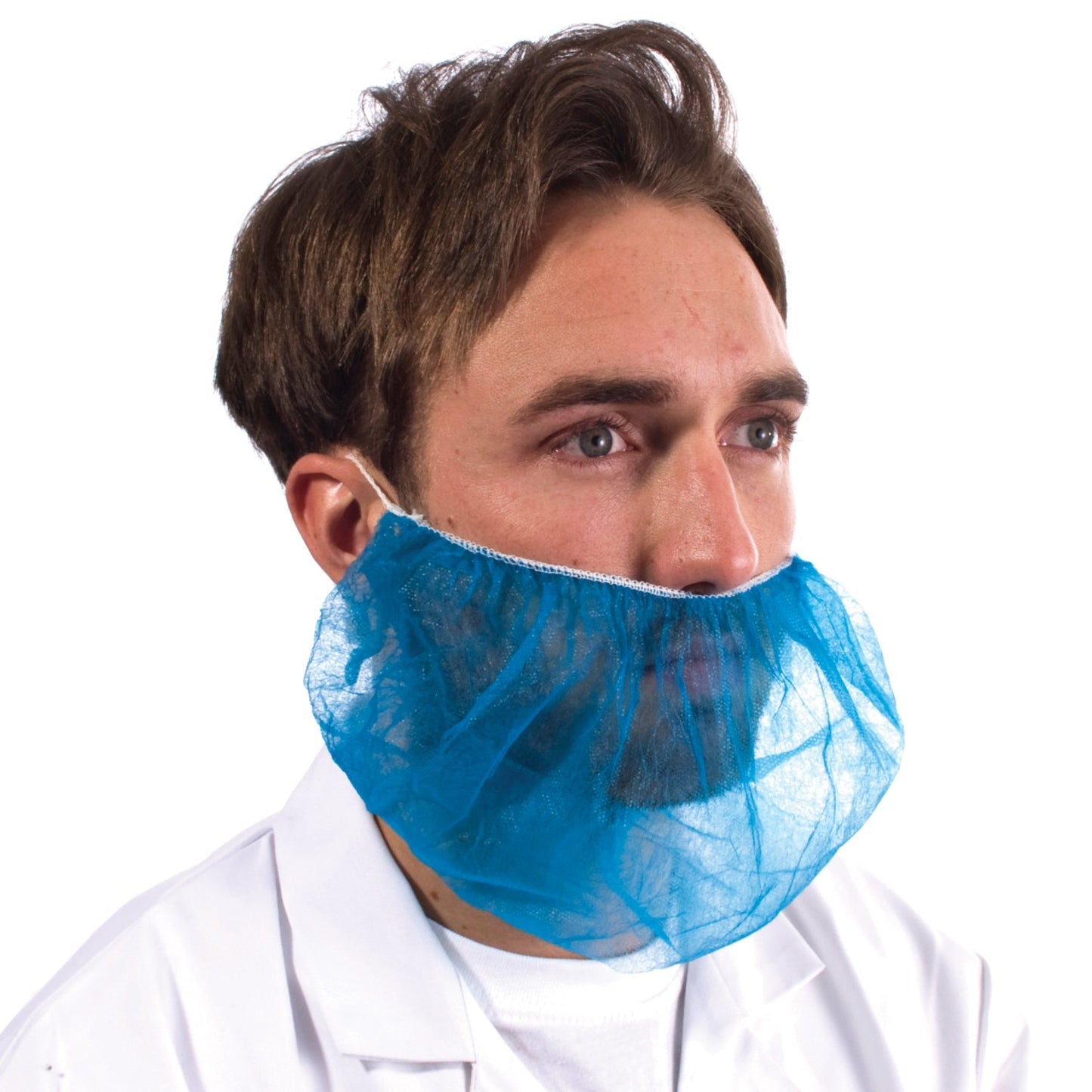 Supertouch Non-Woven Beard Mask with Elasticated Edge for Food Industry 100pcs