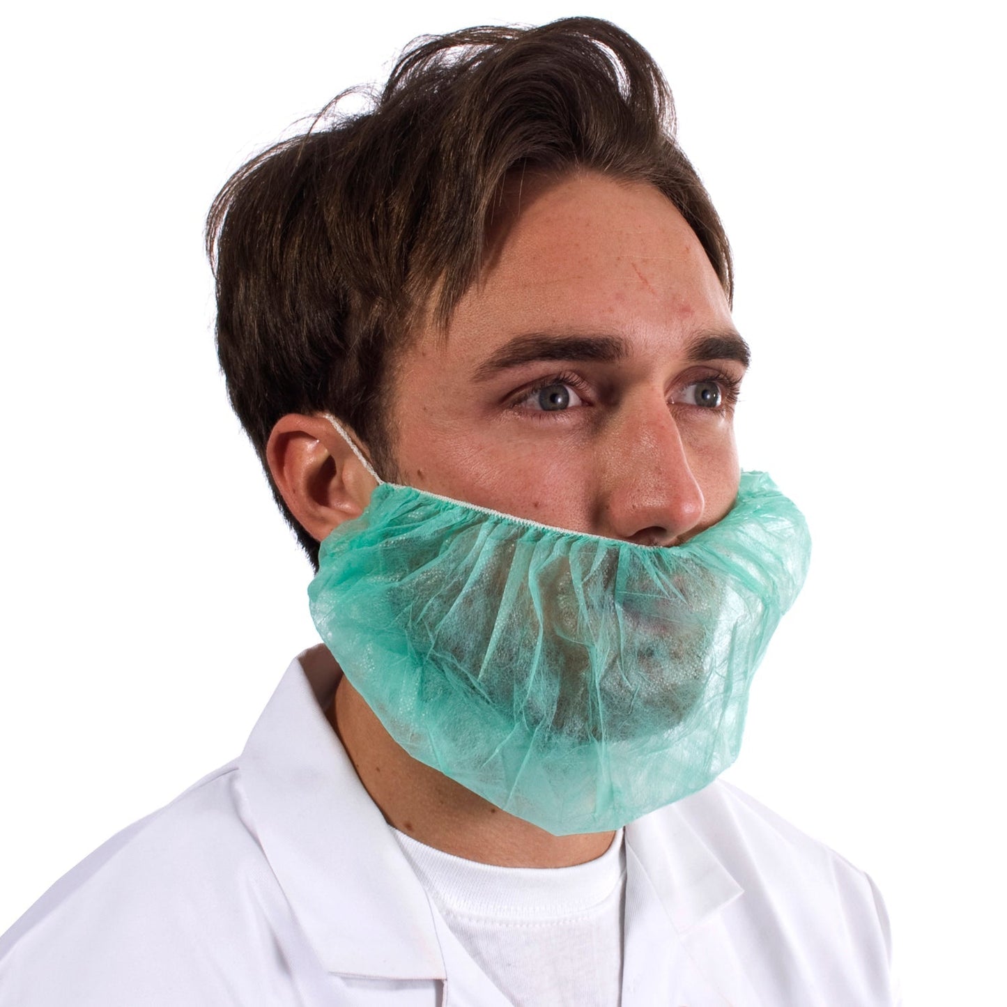 Supertouch Non-Woven Beard Mask with Elasticated Edge for Food Industry 100pcs