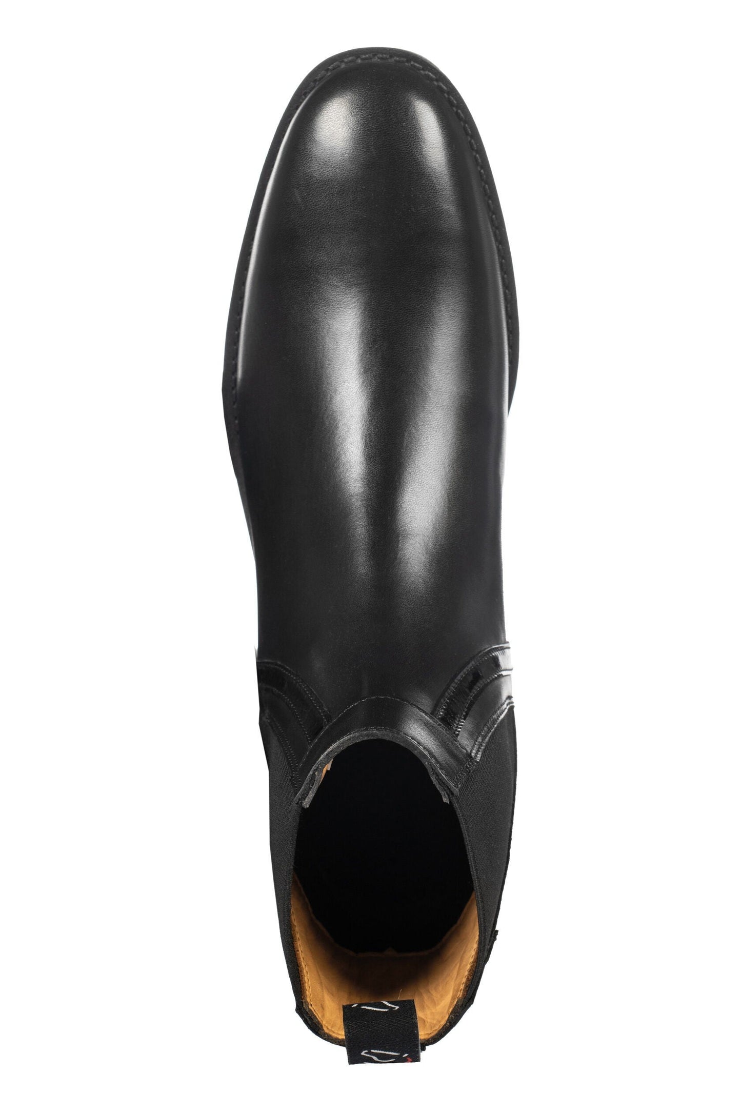 HKM Jodhpur Boots Lack Leather Ankle Riding Patent Non-Slip Rubber Sole
