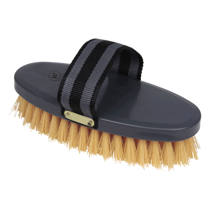 Waldhausen Horse Synthetic Bristle Finishing Brush for Grooming and