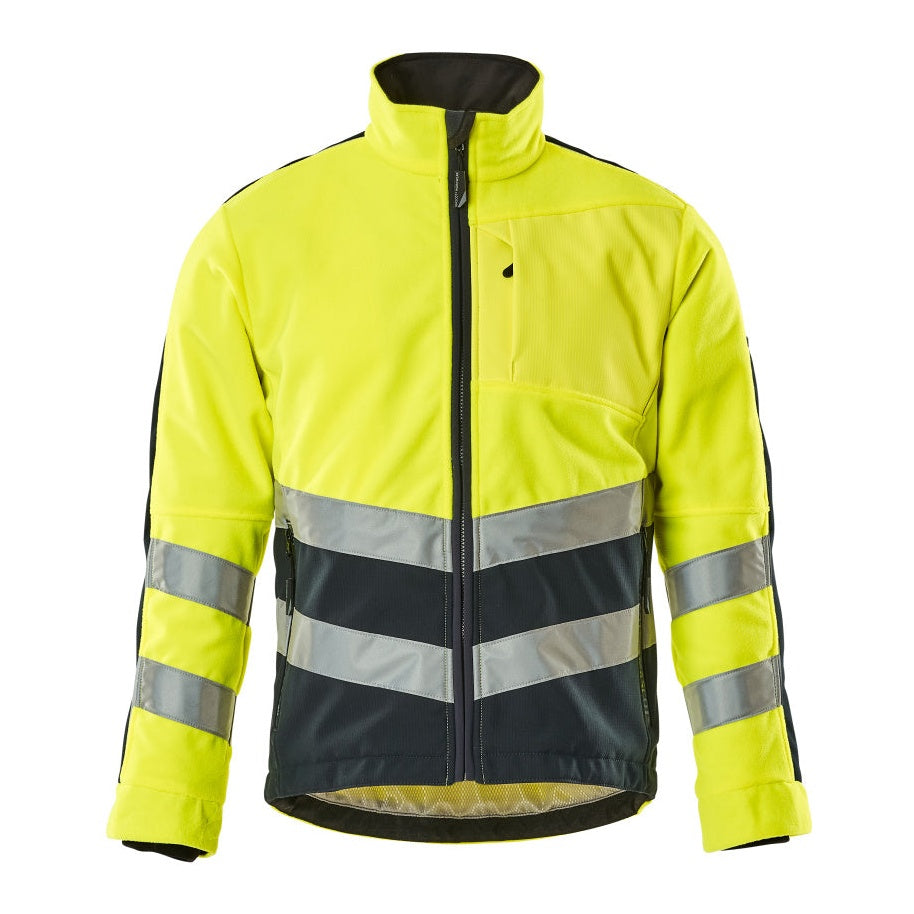 Mascot Safe Supreme Sheffield Fleece Jacket Hi-Vis Waterproof Windproof Class 2
