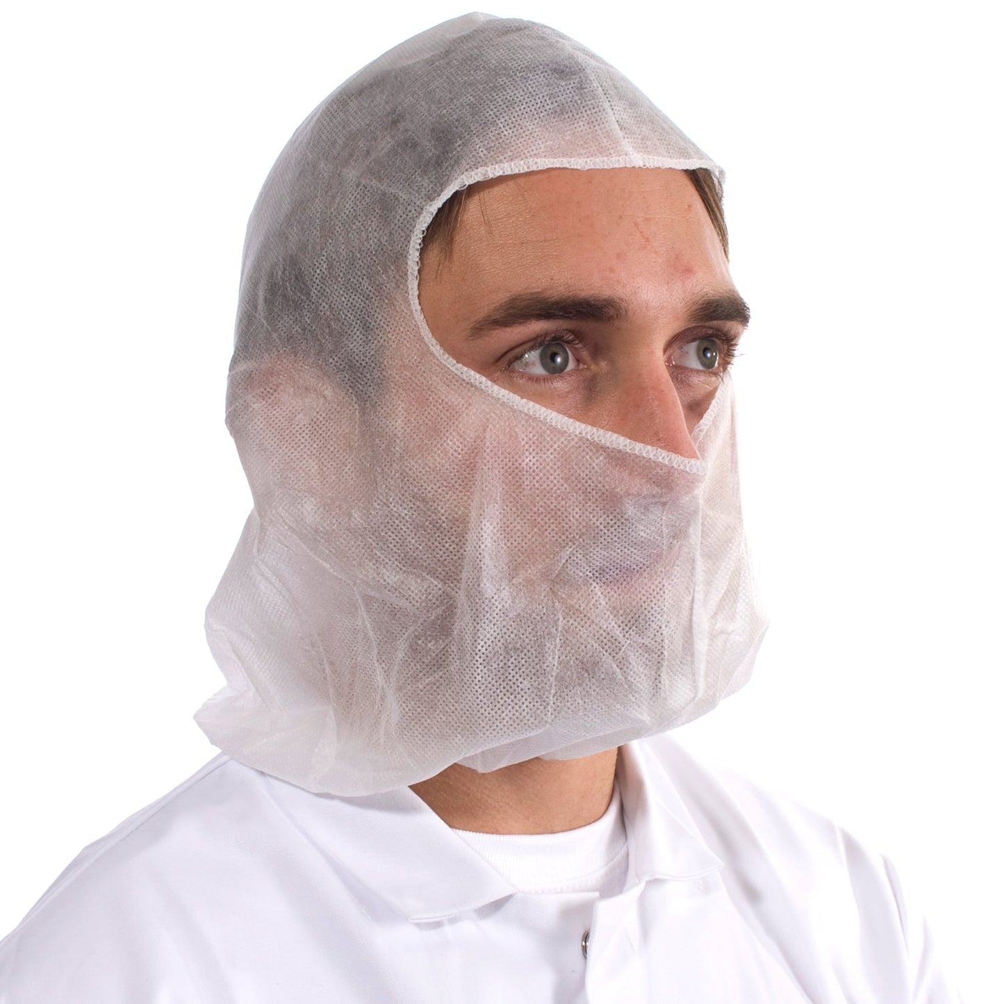 Supertouch Standard Balaclava Hood Non-Woven Full Head Enclosure 100 Pack