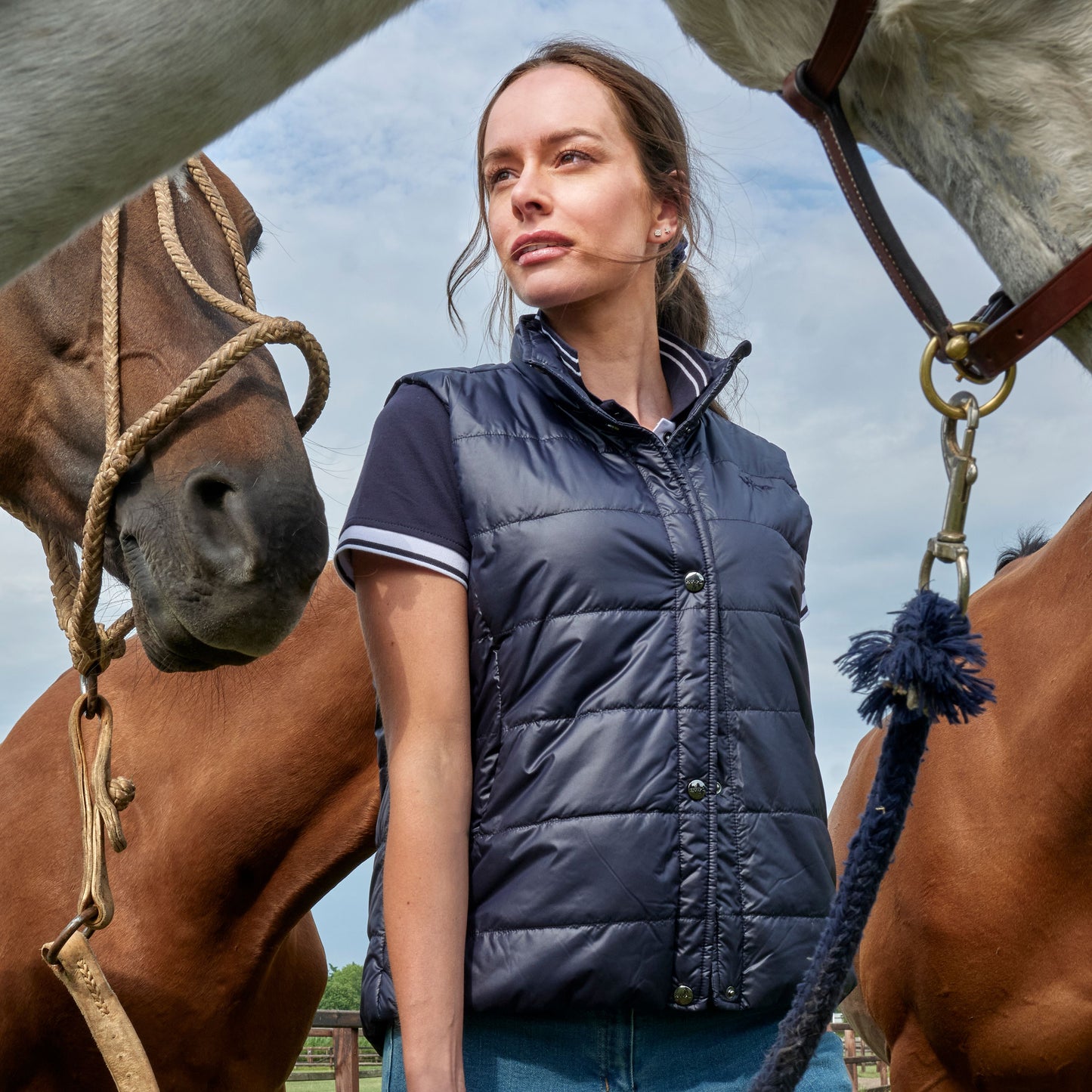 HV Polo Misty Body Warmer Lightweight Quilted Jacket with Zip Pockets