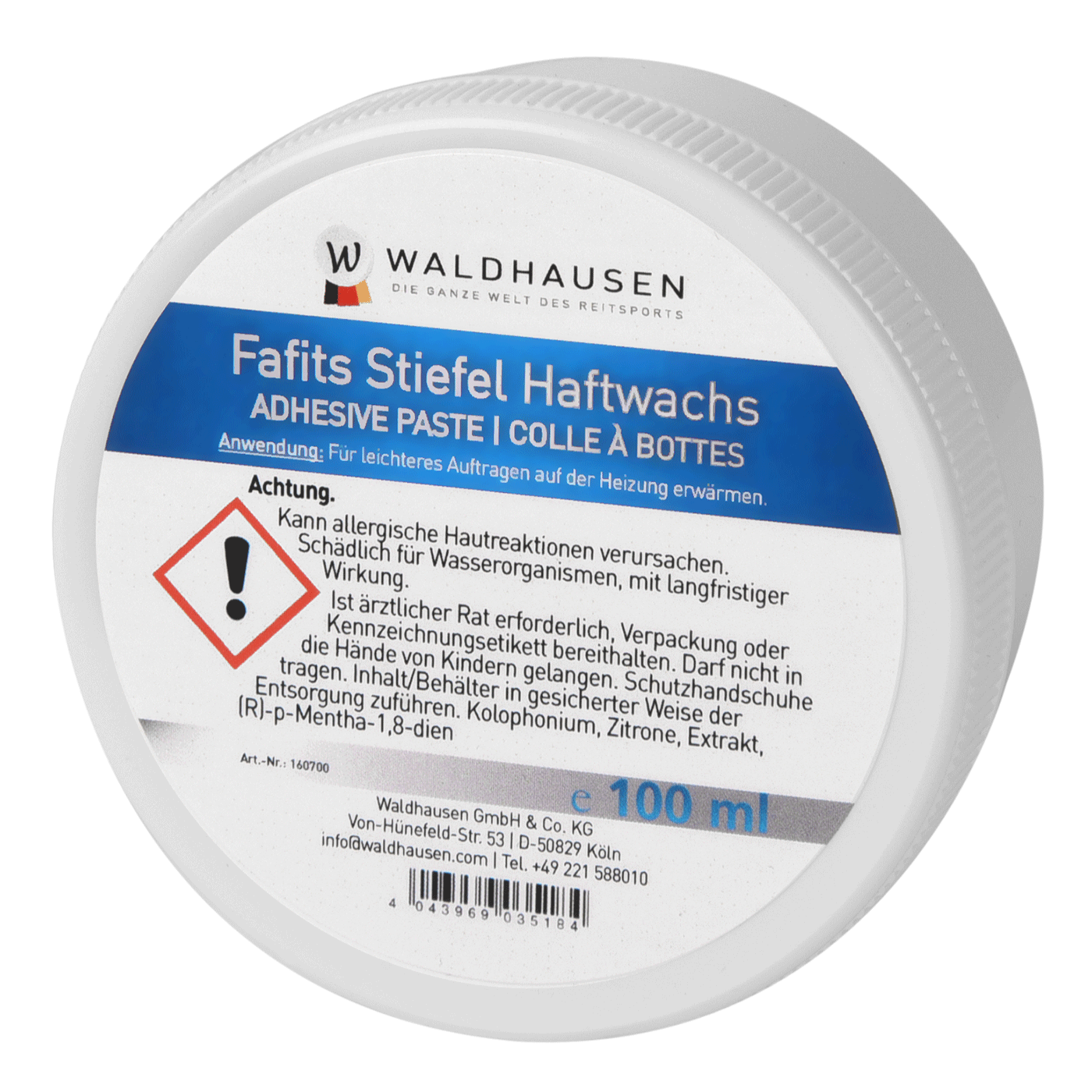 Waldhausen Horse Fafits No-Slip Grip Ointment NoSlip For Saddle and Boots