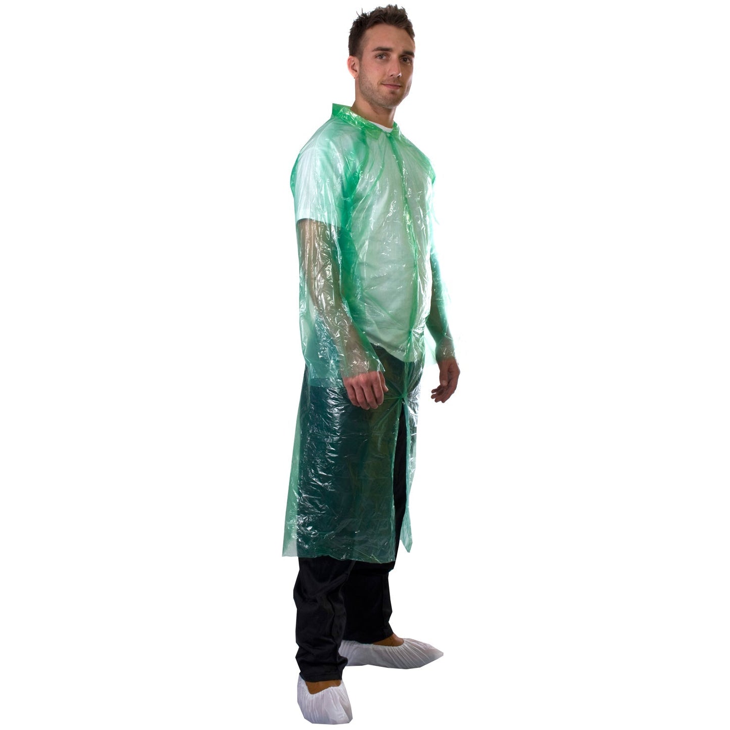 Supertouch PE Visitors Coats 150cm Chest Colour-Coded Food Processing 10 Pack