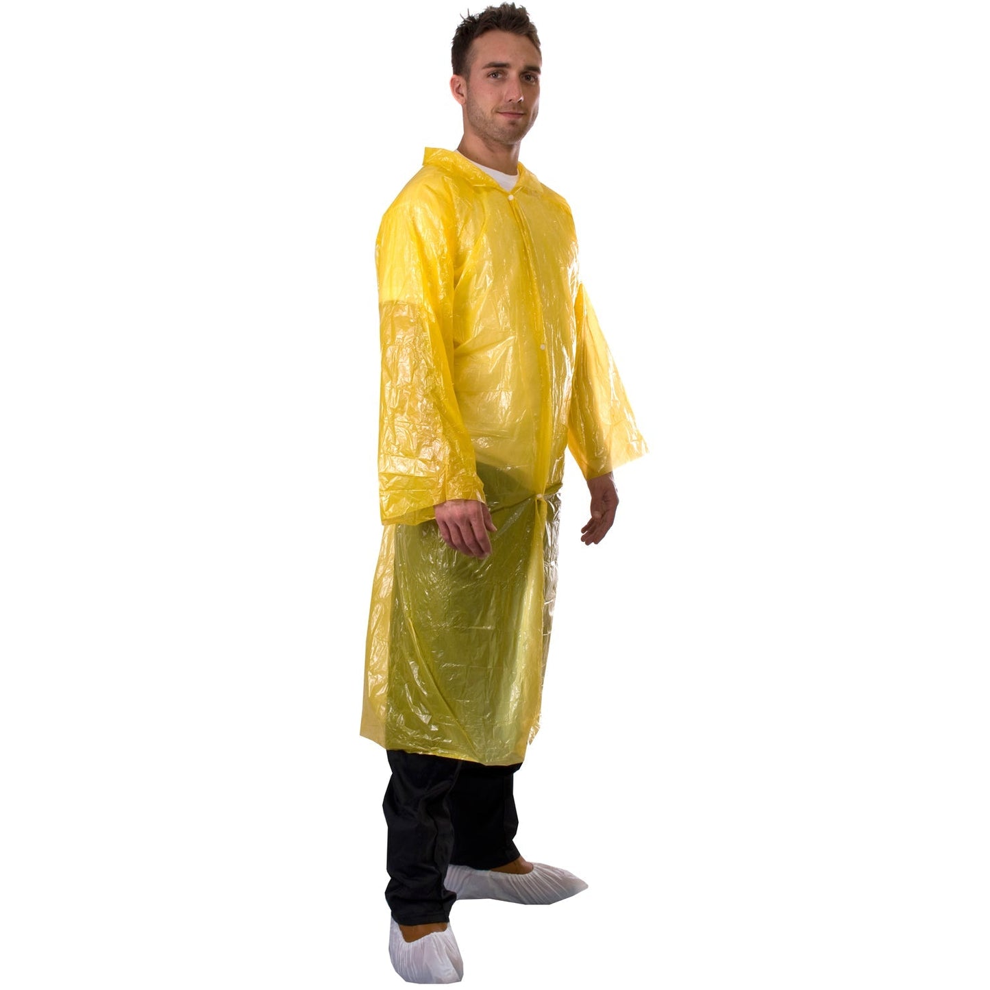 Supertouch PE Visitors Coats 150cm Chest Colour-Coded Food Processing 10 Pack