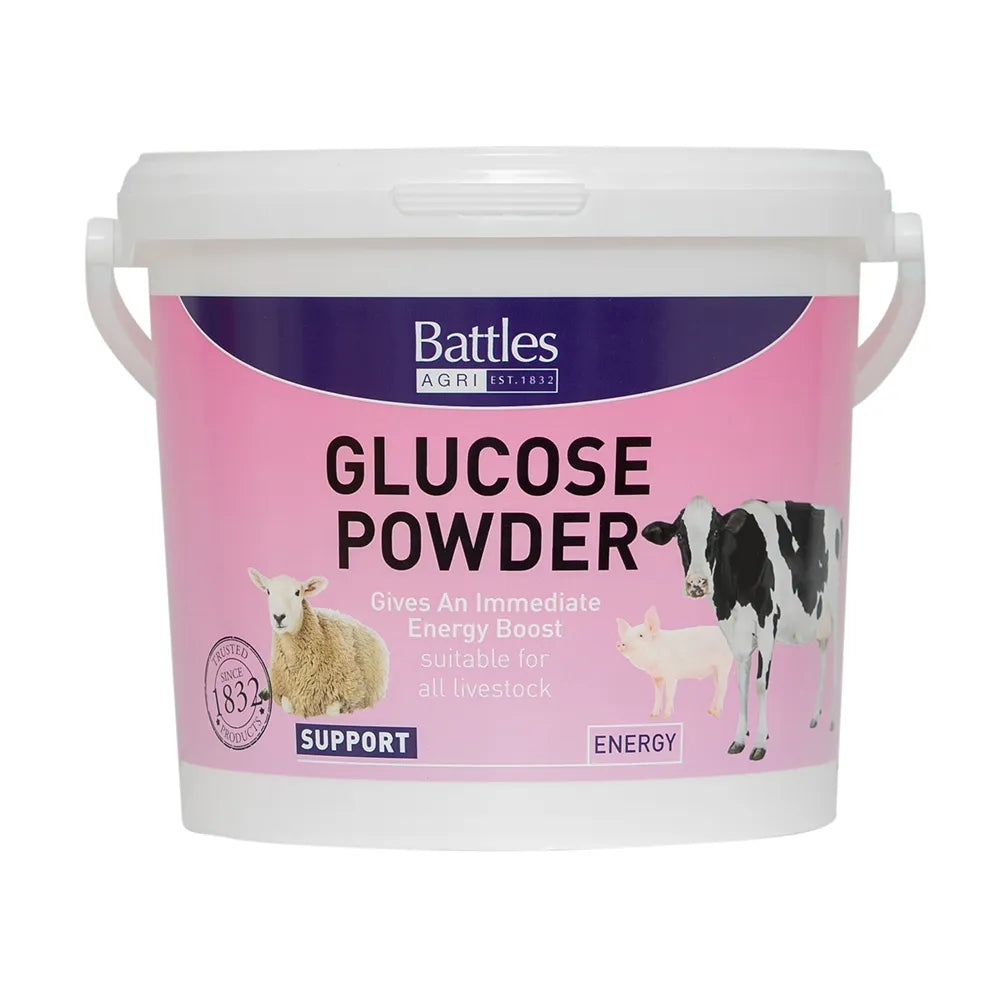 Battles Glucose Powder Energy Source for Livestock Calving Lambing