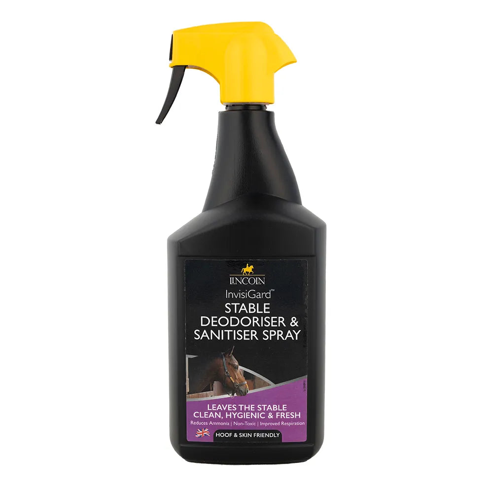 Lincoln InvisiGard Stable Deodoriser & Sanitiser Spray and Anti-Bacterial