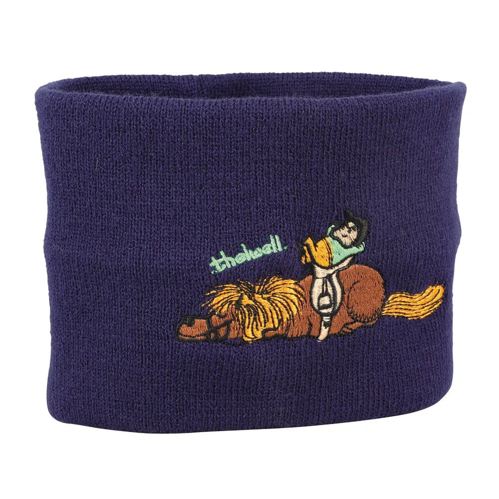 HY Equestrian Thelwell Collection Practice Makes Perfect Snood Fly Mask Horse