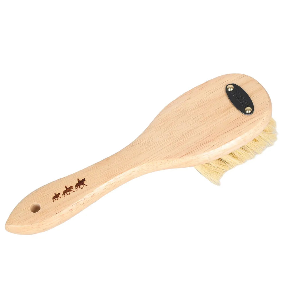 Supreme Products Horse Gleaming Hoof & Bucket Brush and Wooden Cleaning Tool